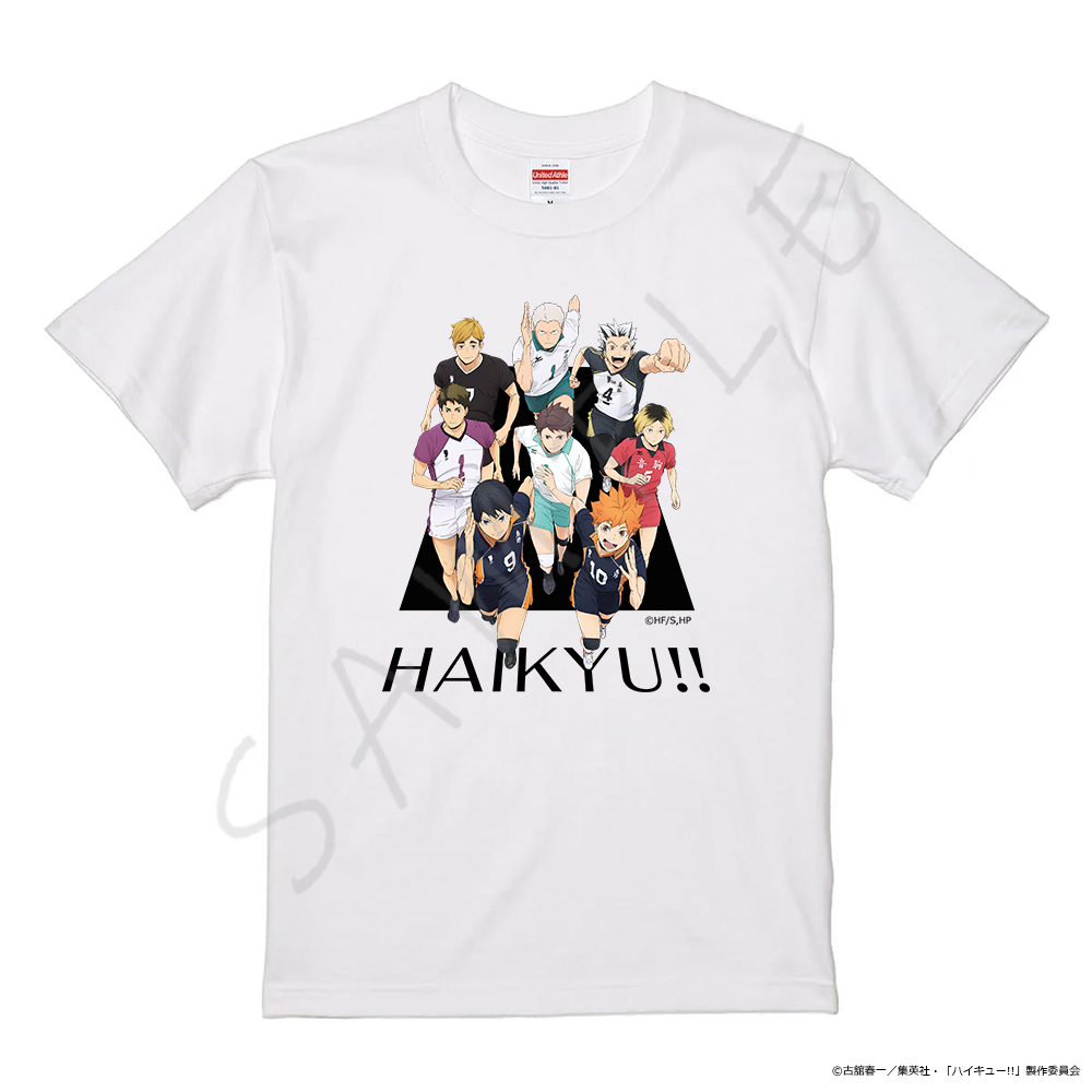 「ハイキュー!!」第12弾 Tシャツ NA(集合) ホワイト Sサイズ Image 2 | AniSmile
