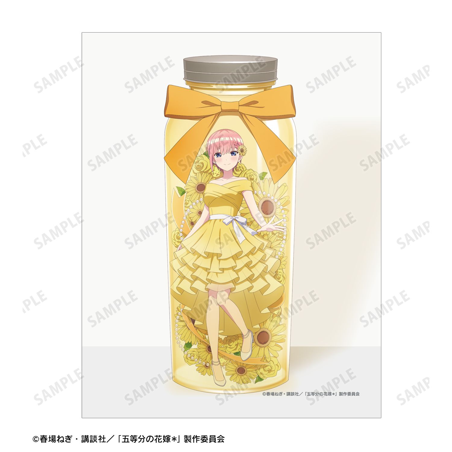 五等分の花嫁* 描き下ろし 中野一花 ハーバリウムver. F0号キャンバスボード 画像 3 | AniSmile