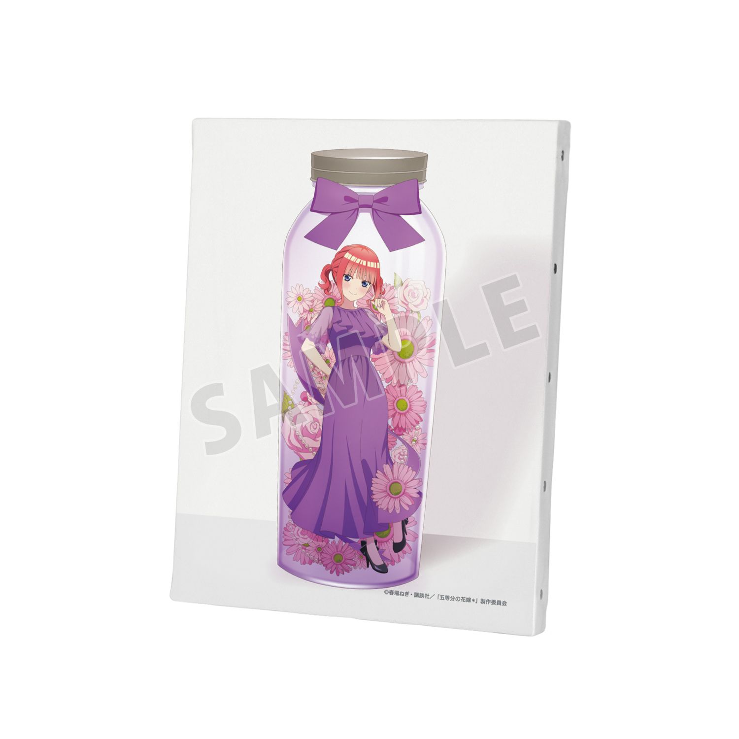 五等分の花嫁* 描き下ろし 中野二乃 ハーバリウムver. F0号キャンバスボード - official product image | AniSmile