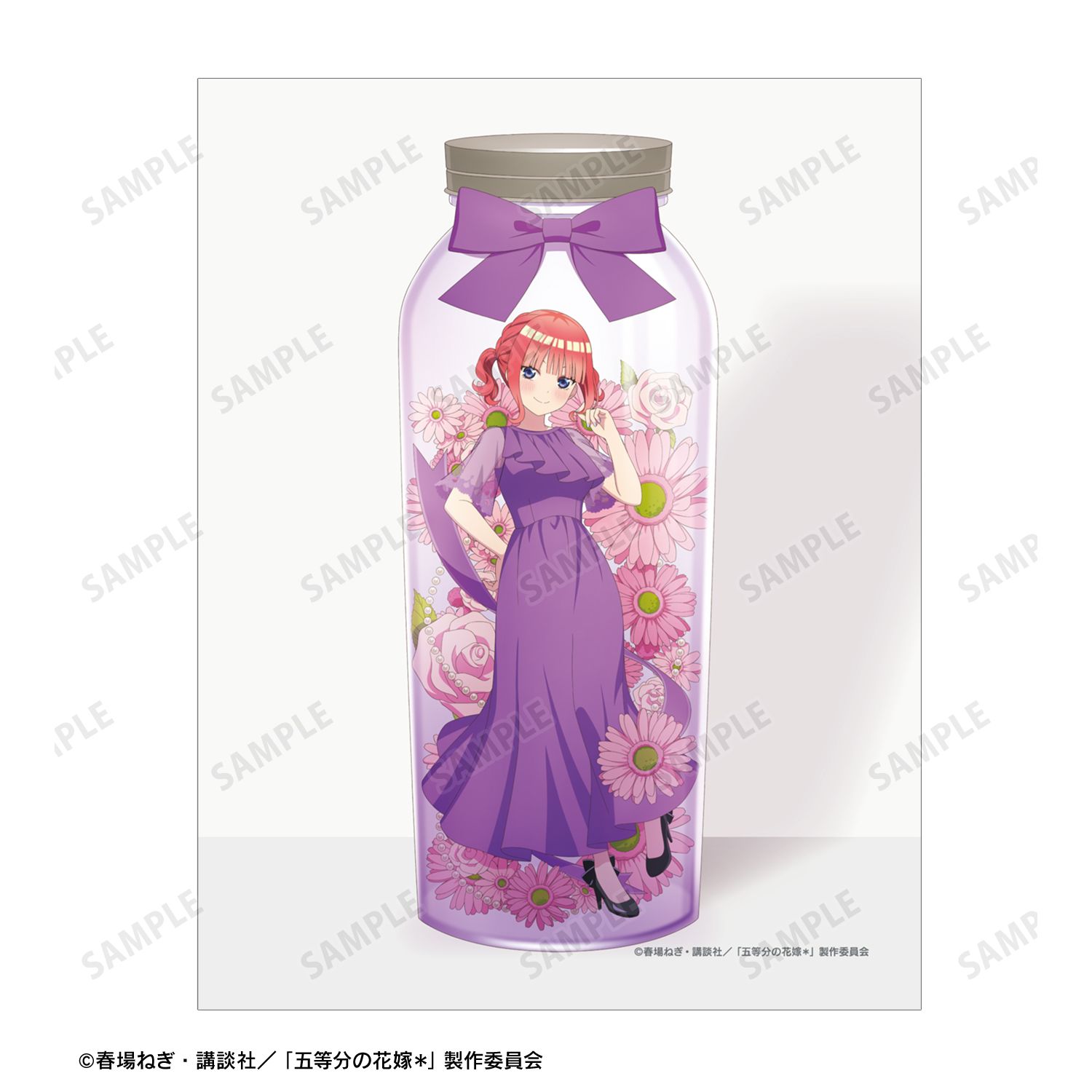 五等分の花嫁* 描き下ろし 中野二乃 ハーバリウムver. F0号キャンバスボード Image 3 | AniSmile