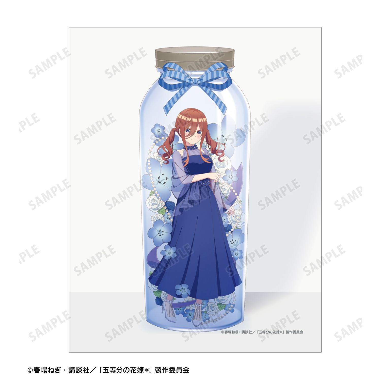 五等分の花嫁* 描き下ろし 中野三玖 ハーバリウムver. F0号キャンバスボード 画像 3 | AniSmile