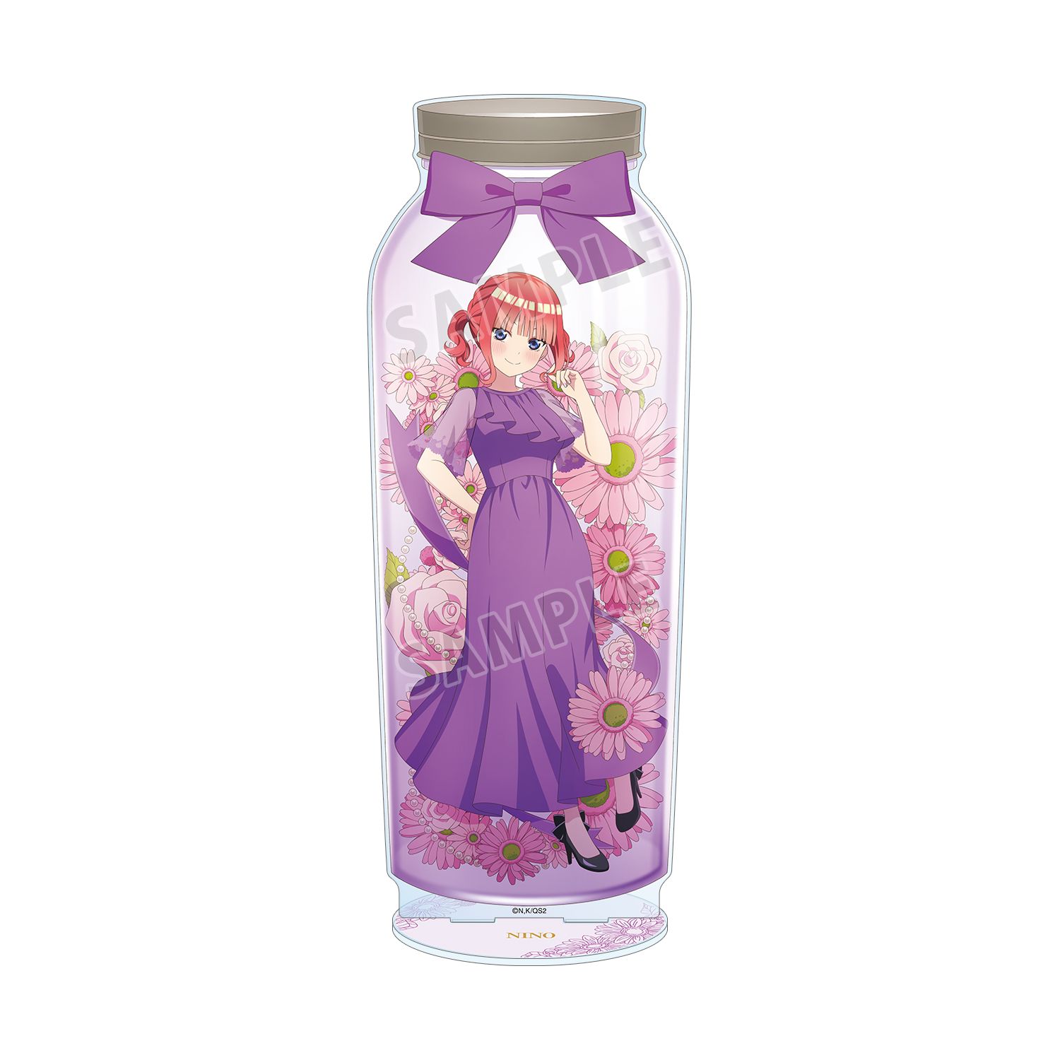 五等分の花嫁* 描き下ろし 中野二乃 ハーバリウムver. 特大アクリルスタンド - official product image | AniSmile