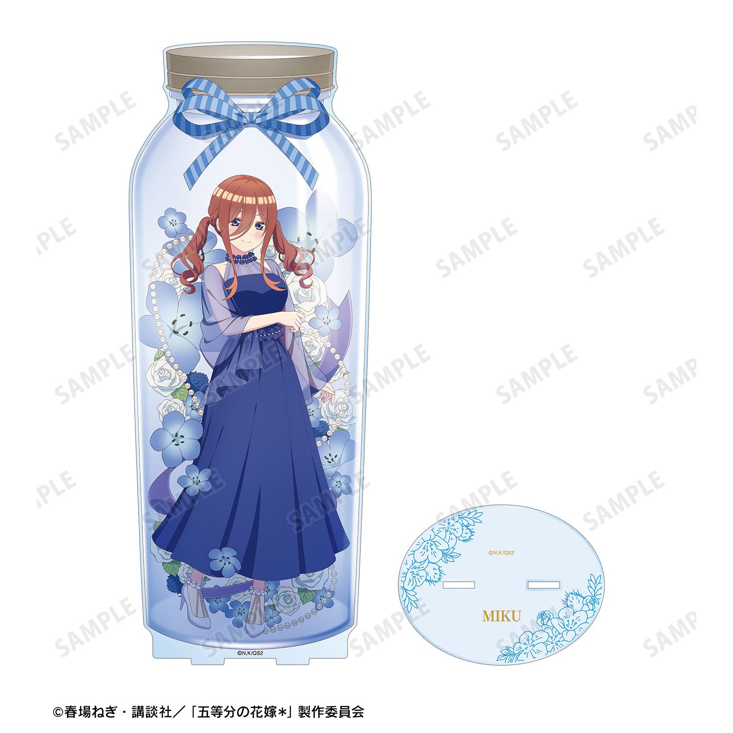 五等分の花嫁* 描き下ろし 中野三玖 ハーバリウムver. 特大アクリルスタンド Image 3 | AniSmile