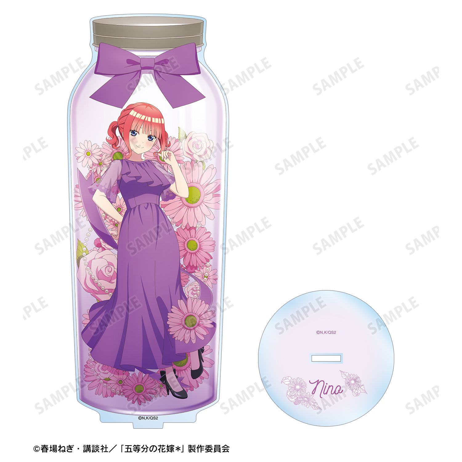 五等分の花嫁* 描き下ろし 中野二乃 ハーバリウムver. BIGアクリルスタンド Image 3 | AniSmile