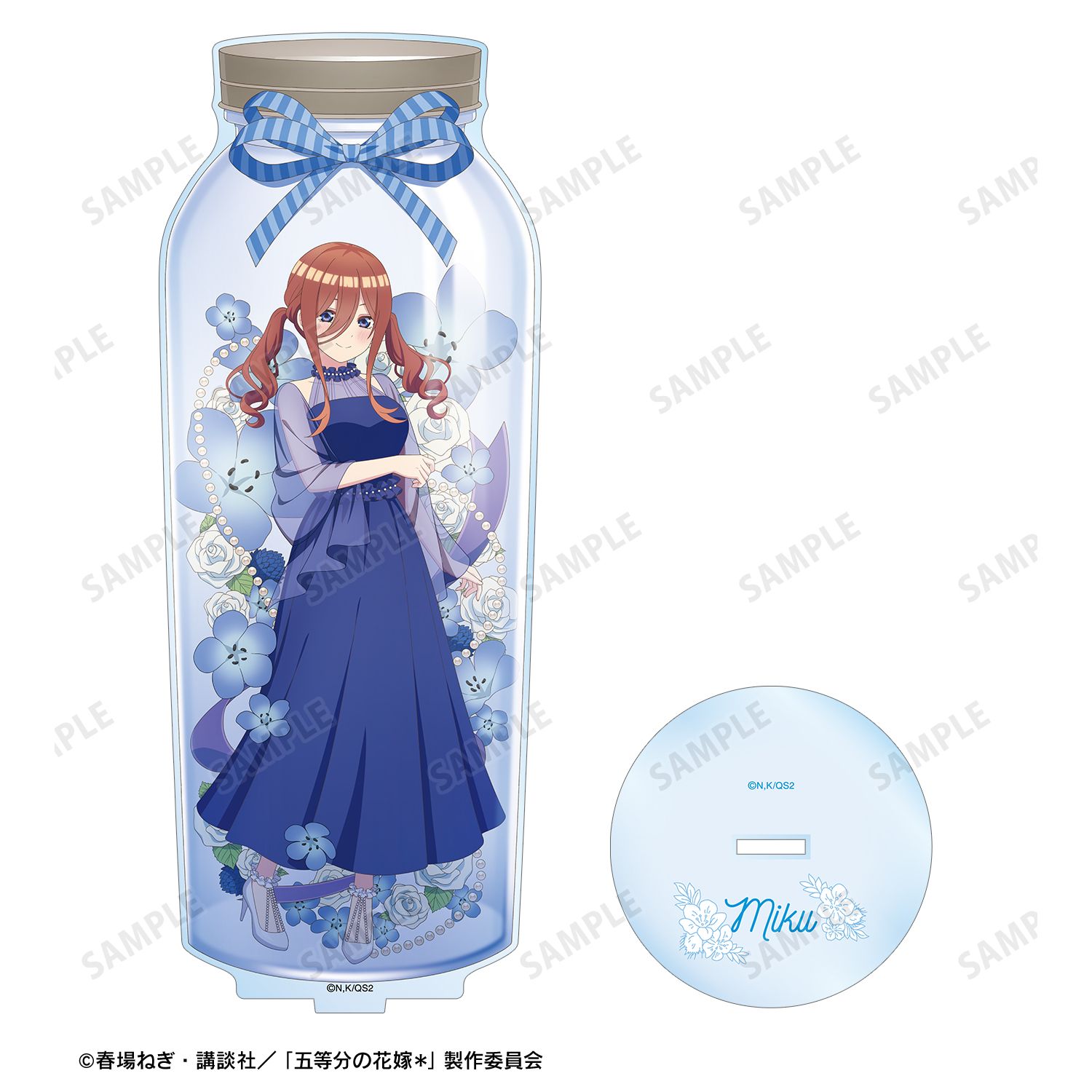 五等分の花嫁* 描き下ろし 中野三玖 ハーバリウムver. BIGアクリルスタンド 图片 3 | AniSmile