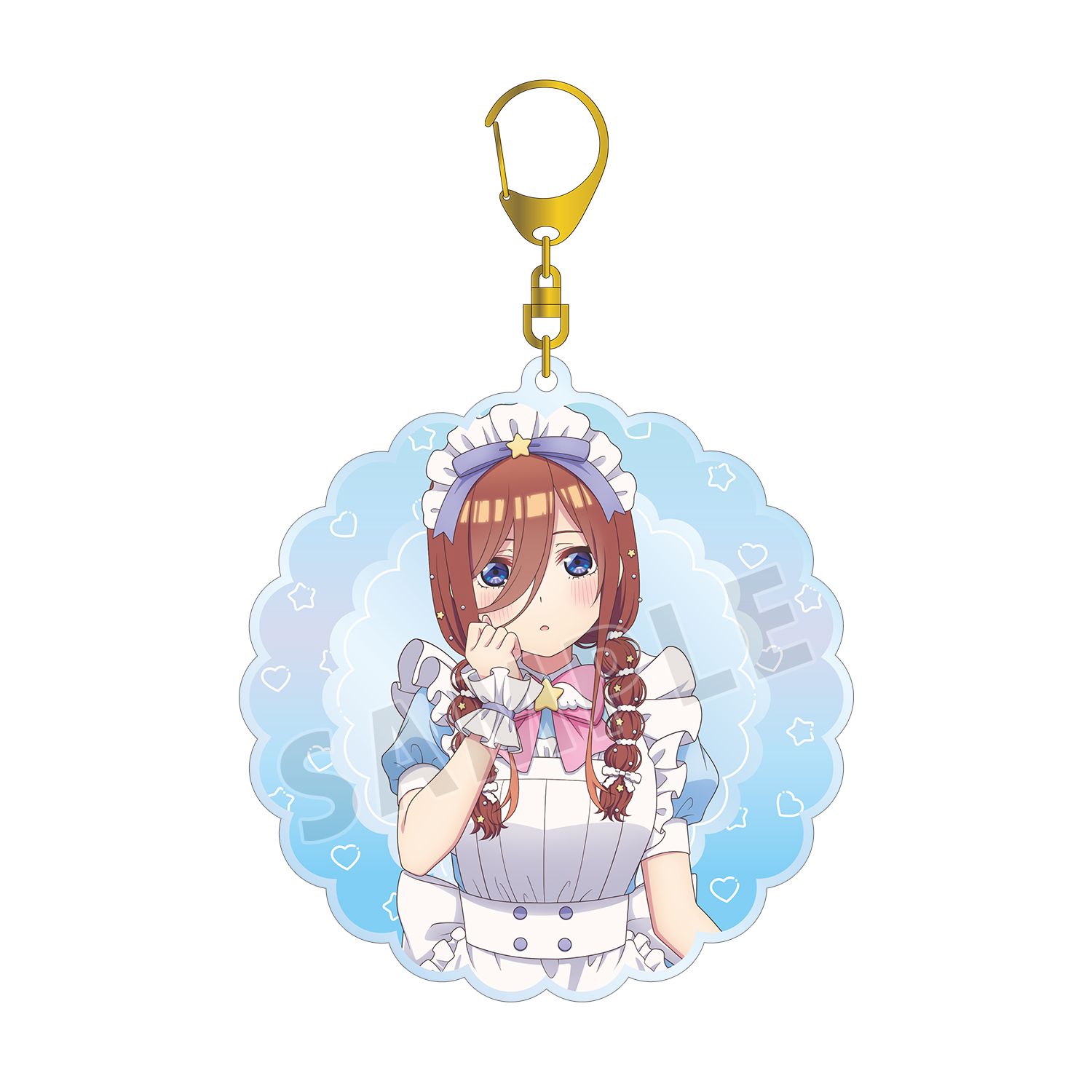 五等分の花嫁* 描き下ろし 中野三玖 メルヘンメイドver. BIGアクリルキーホルダー - AniSmile
