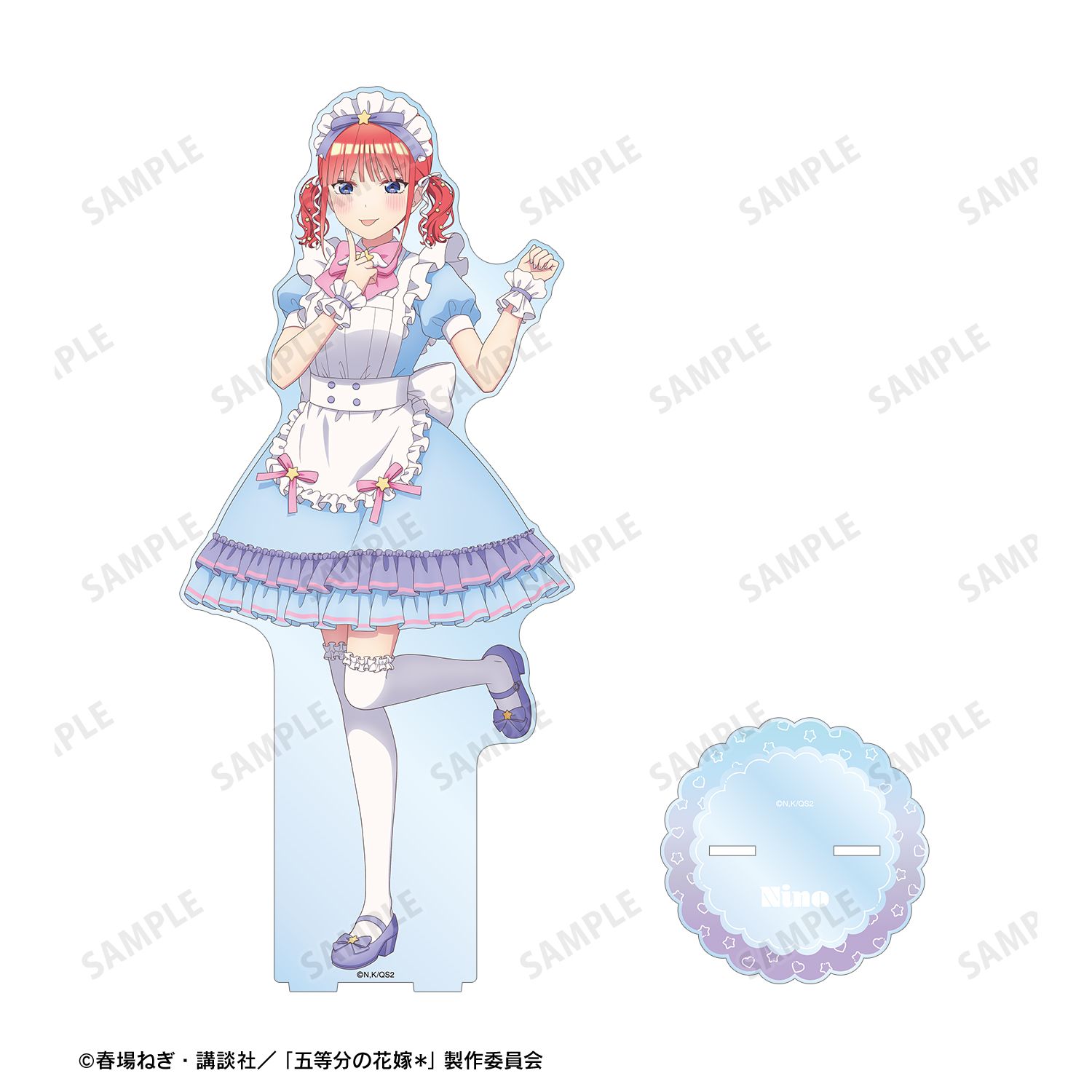 五等分の花嫁* 描き下ろし 中野二乃 メルヘンメイドver. 特大アクリルスタンド 图片 2 | AniSmile