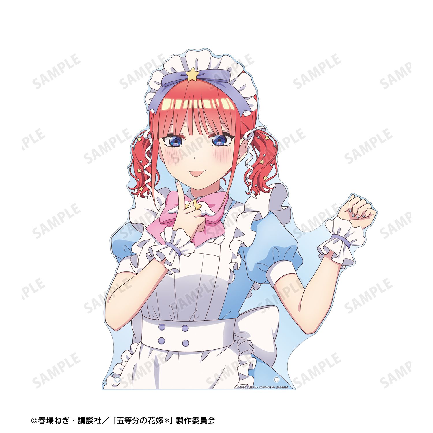 五等分の花嫁* 描き下ろし 中野二乃 メルヘンメイドver. 特大ダイカットアクリルパネル 图片 3 | AniSmile