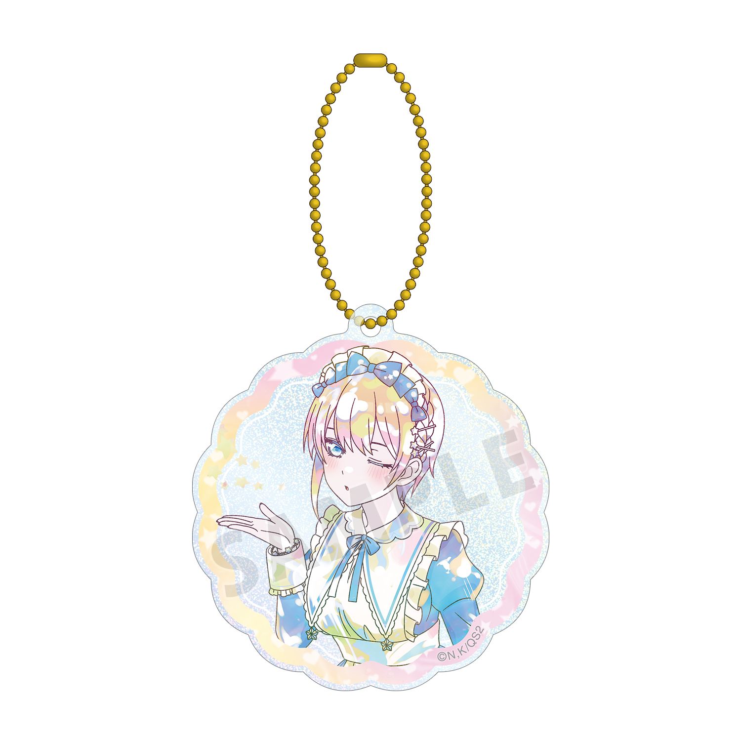 五等分の花嫁* 描き下ろし 中野一花 星空メイドver. Ani-Art KAWAII label グリッターアクリルキーホルダー - AniSmile
