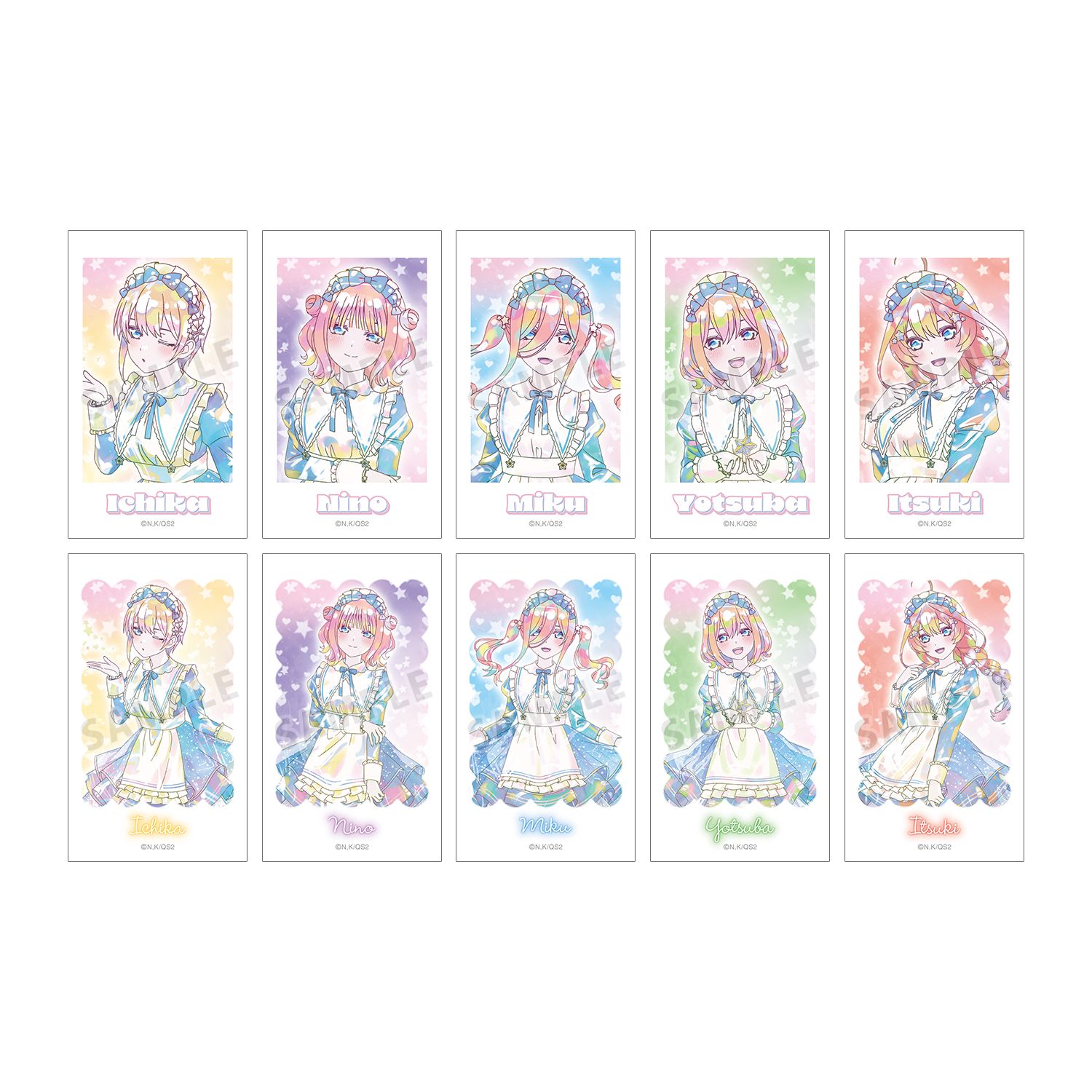 五等分の花嫁* 描き下ろし 星空メイドver. トレーディング Ani-Art KAWAII label Ani-Frame(単位/単品) - 官方商品图片 | AniSmile