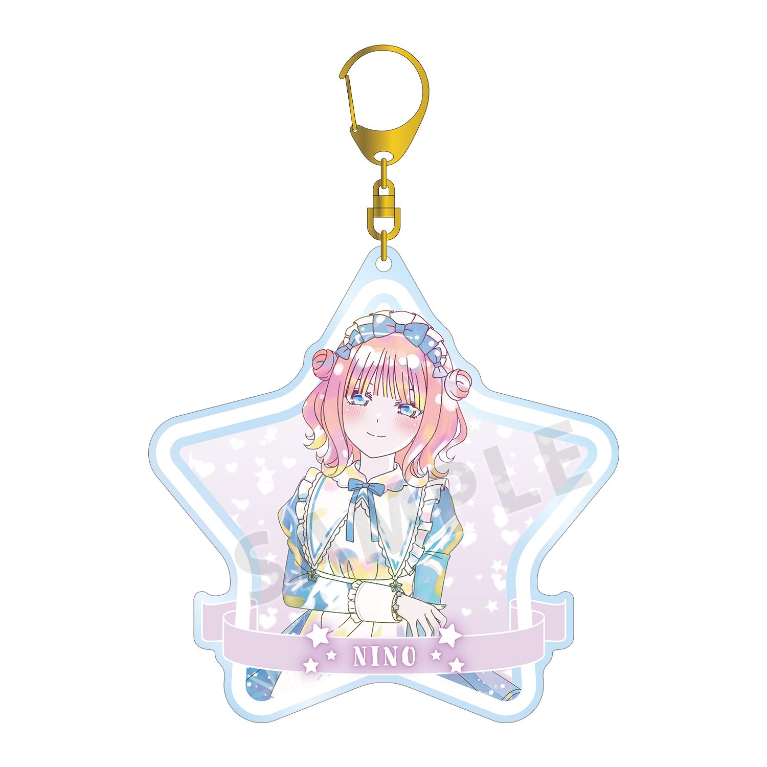五等分の花嫁* 描き下ろし 中野二乃 星空メイドver. Ani-Art KAWAII label BIGアクリルキーホルダー - AniSmile