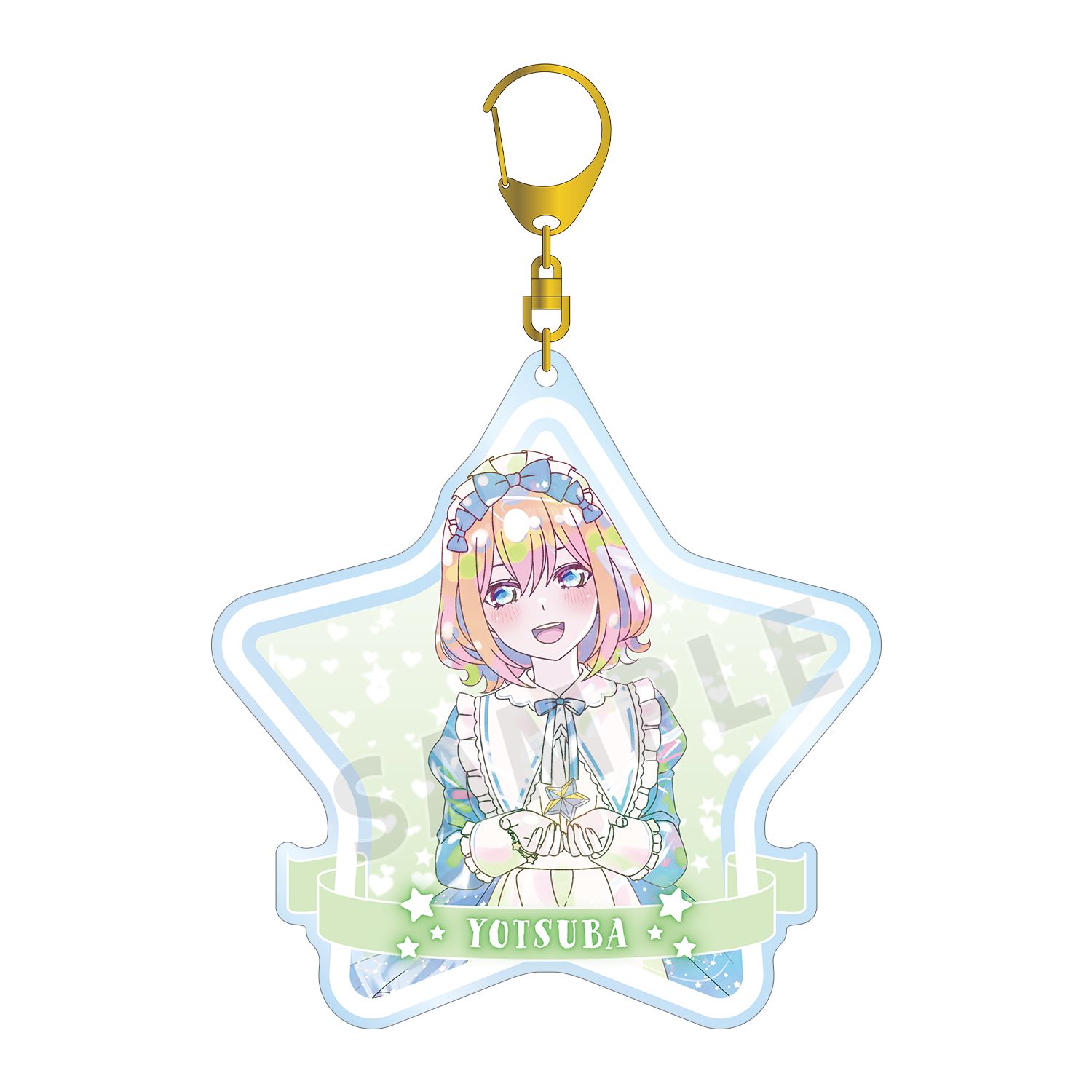 五等分の花嫁* 描き下ろし 中野四葉 星空メイドver. Ani-Art KAWAII label BIGアクリルキーホルダー - official product image | AniSmile