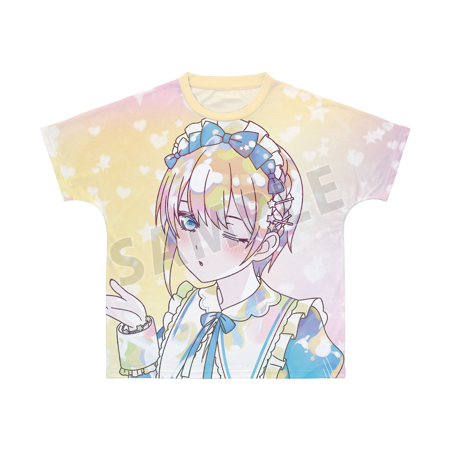 五等分の花嫁* 描き下ろし 中野一花 星空メイドver. Ani-Art KAWAII label フルグラフィックTシャツユニセックス(サイズ/S) - AniSmile