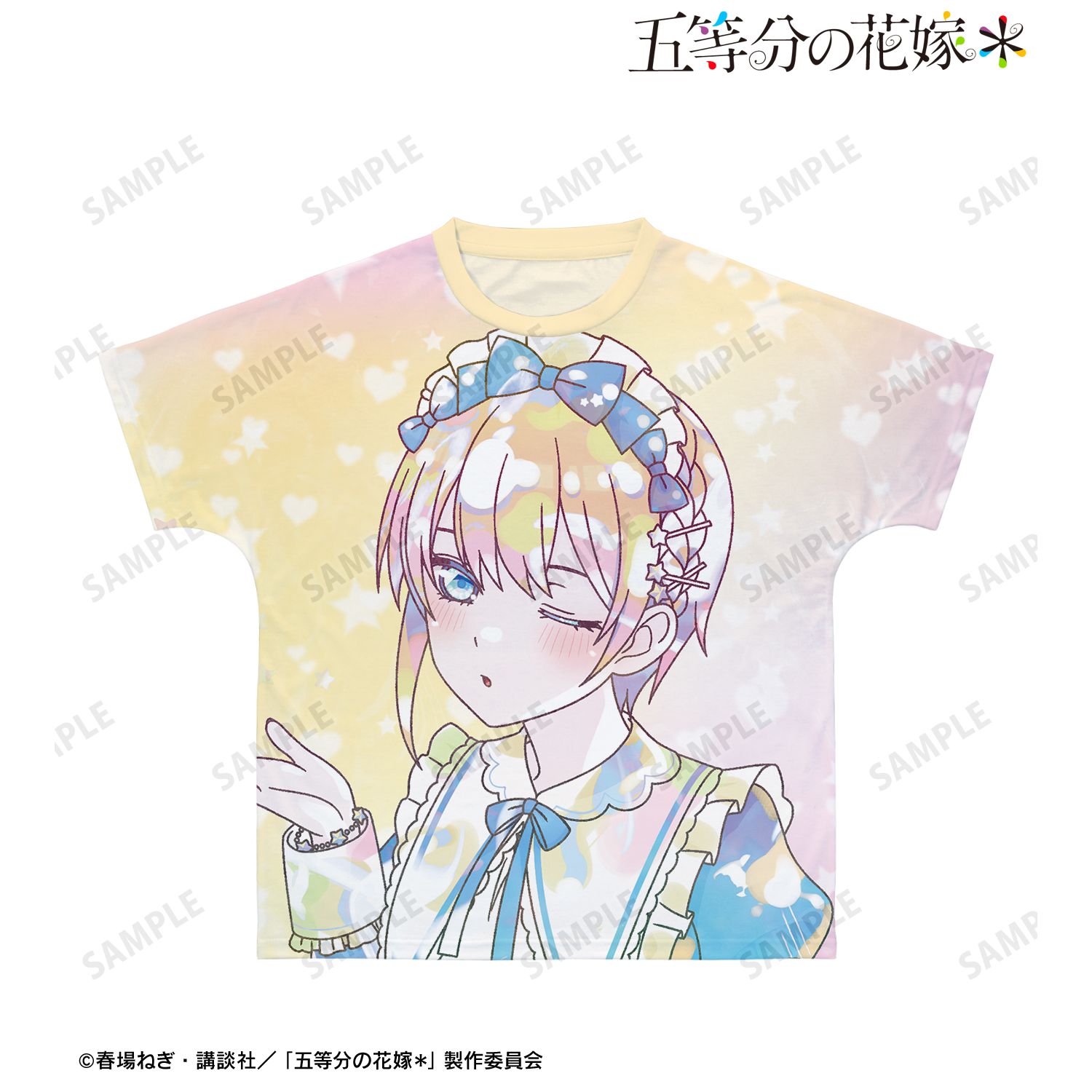 五等分の花嫁* 描き下ろし 中野一花 星空メイドver. Ani-Art KAWAII label フルグラフィックTシャツユニセックス(サイズ/M) 画像 2 | AniSmile