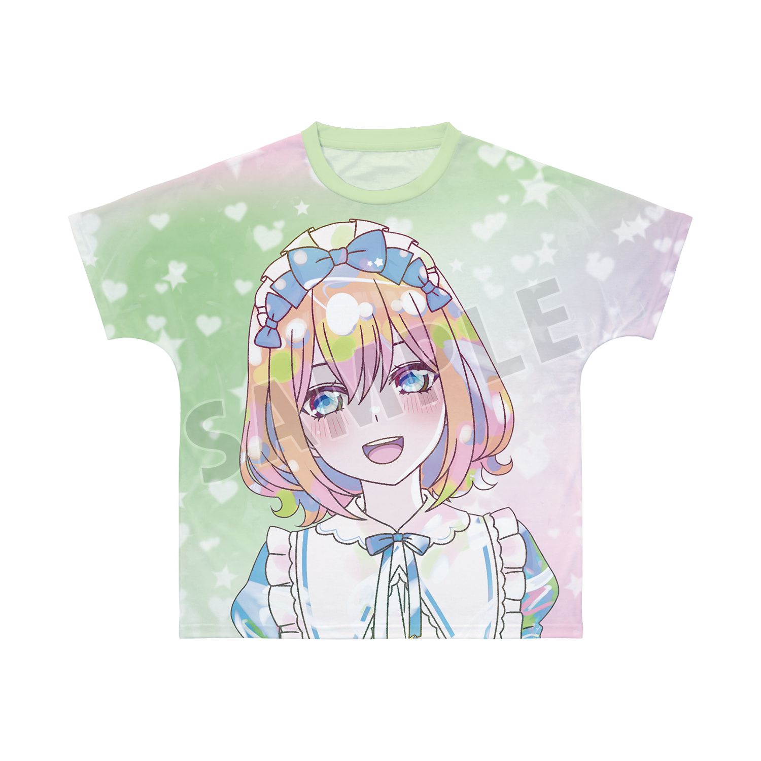 五等分の花嫁* 描き下ろし 中野四葉 星空メイドver. Ani-Art KAWAII label フルグラフィックTシャツユニセックス(サイズ/L) - AniSmile