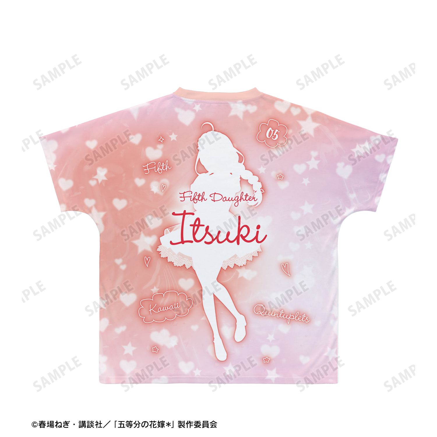 五等分の花嫁* 描き下ろし 中野五月 星空メイドver. Ani-Art KAWAII label フルグラフィックTシャツユニセックス(サイズ/S) 图片 3 | AniSmile
