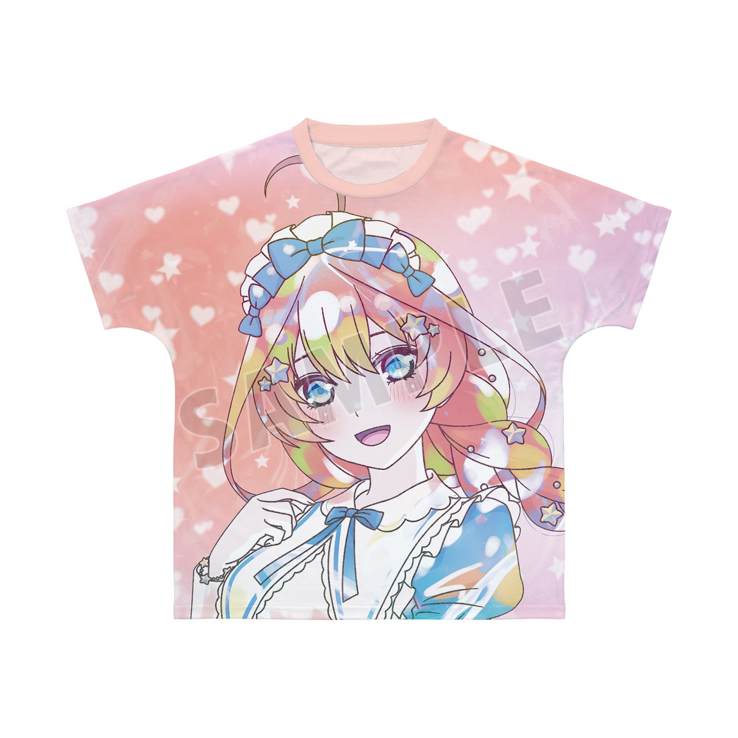 五等分の花嫁* 描き下ろし 中野五月 星空メイドver. Ani-Art KAWAII label フルグラフィックTシャツユニセックス(サイズ/L) - AniSmile