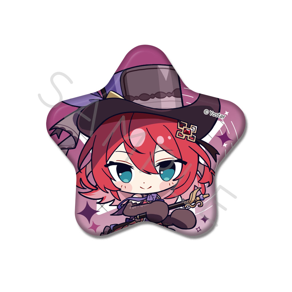 「ステラソラ」第2弾 星型缶バッジ SG(フローラ) - official product image | AniSmile
