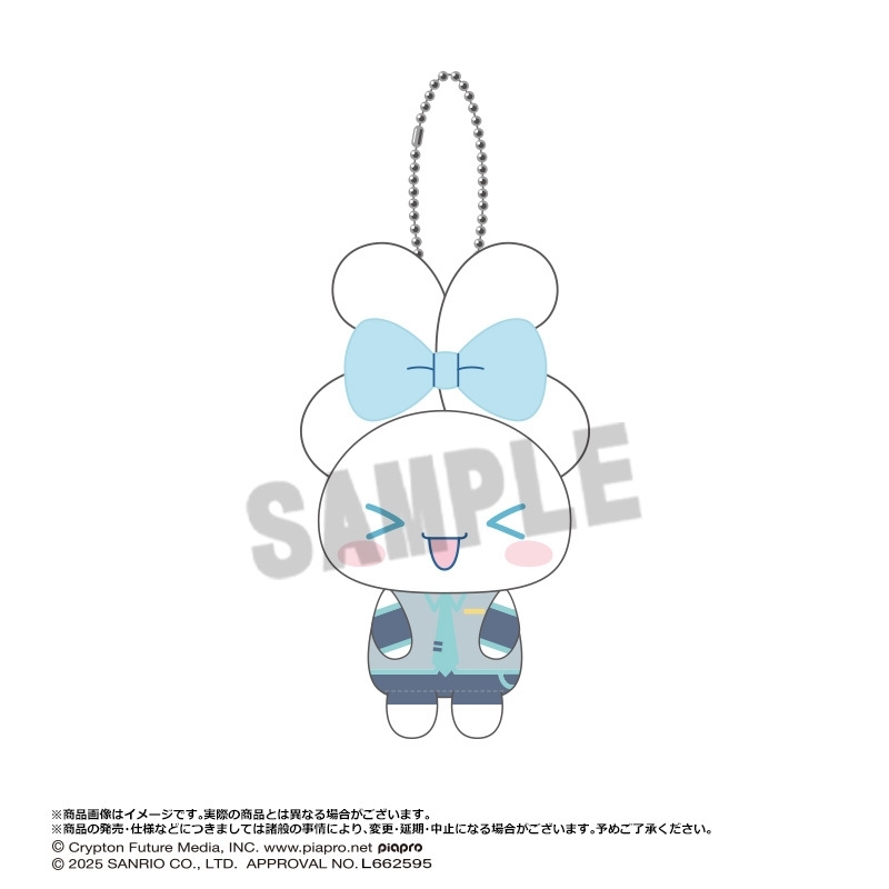 初音ミク×シナモロール おすわりくらぶぬいぐるみマスコット Image 5 | AniSmile