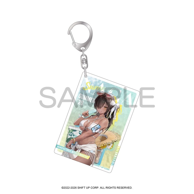 勝利の女神:NIKKE One-Shot キーホルダー ナガ - リング・アンサンブル - official product image | AniSmile