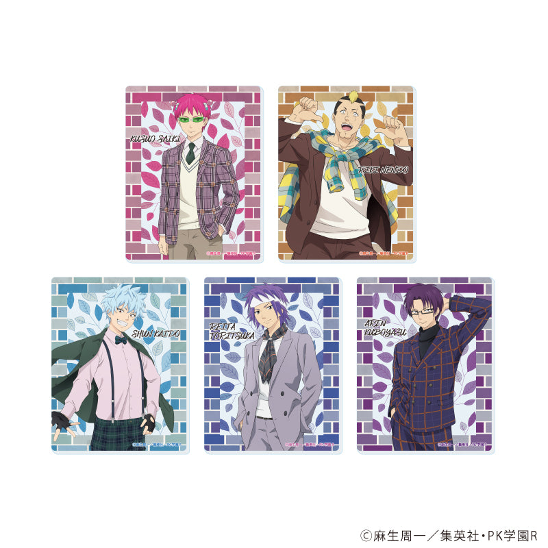 アクリルカード「アニメ「斉木楠雄のΨ難」」01/トラッドファッションver. ブラインド(全5種)(描き下ろしイラスト) - AniSmile