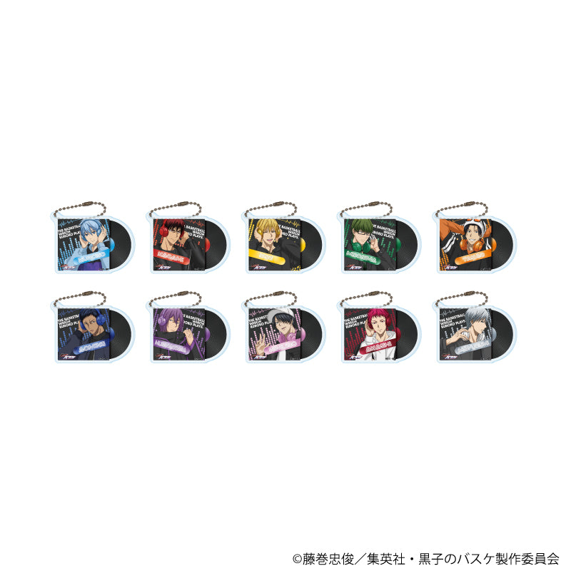 アクリルキーホルダー「黒子のバスケ」08/ヘッドフォンver. ブラインド(全10種)(描き下ろしイラスト) - AniSmile