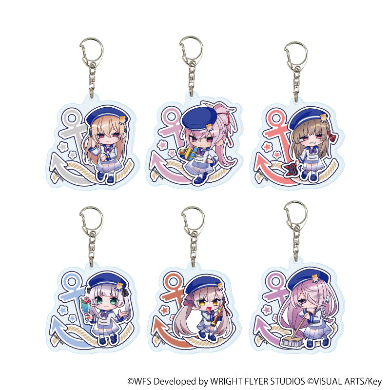 アクリルキーホルダー「ヘブンバーンズレッド」24/ブラインド(全6種) 第30G部隊(ミニキャライラスト) - AniSmile