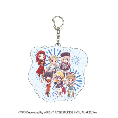 アクリルキーホルダー「ヘブンバーンズレッド」24/ブラインド(全6種) 第30G部隊(ミニキャライラスト) Image 4 | AniSmile