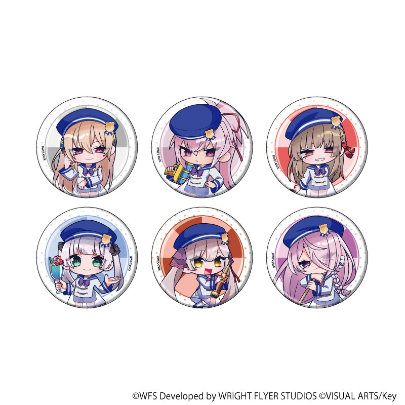 缶バッジ「ヘブンバーンズレッド」40/ブラインド(全6種) 第30G部隊(ミニキャライラスト) - AniSmile