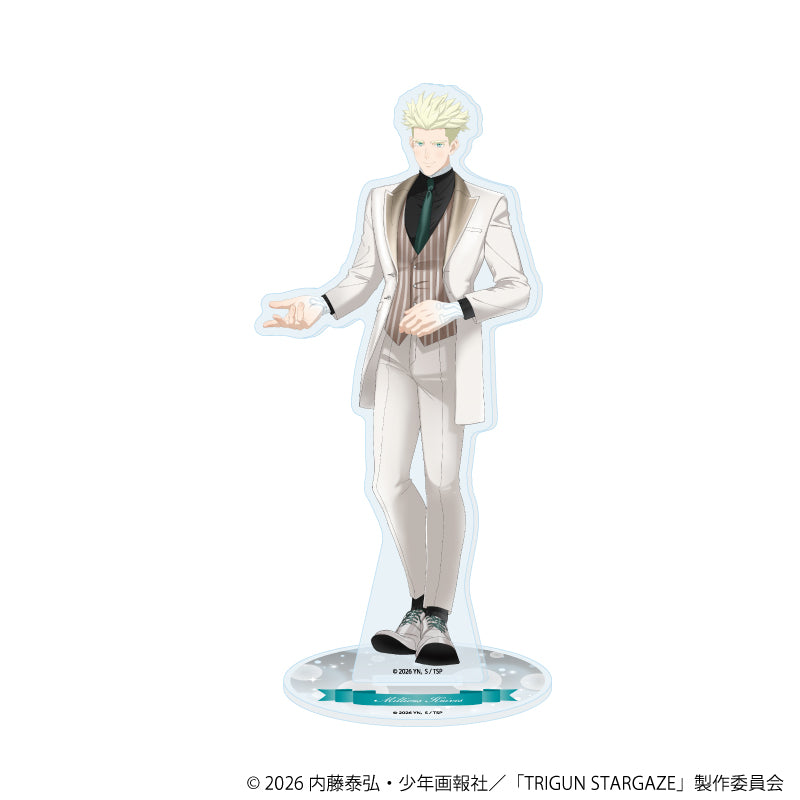 アクリルスタンド「TRIGUN STARGAZE」04/ミリオンズ・ナイヴズ タキシードver.(描き下ろし) - official product image | AniSmile