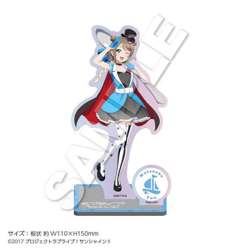 - - 「ラブライブ!サンシャイン!!」 グリッターアクリルスタンド 渡辺 曜 - AniSmile