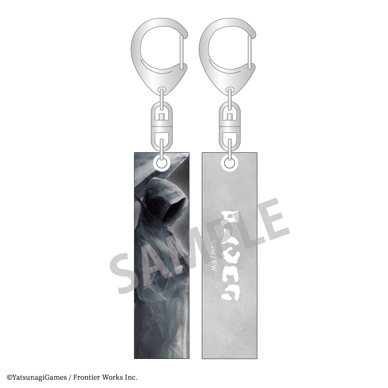 文字化化 アクリルスティックキーホルダー レインコート - official product image | AniSmile