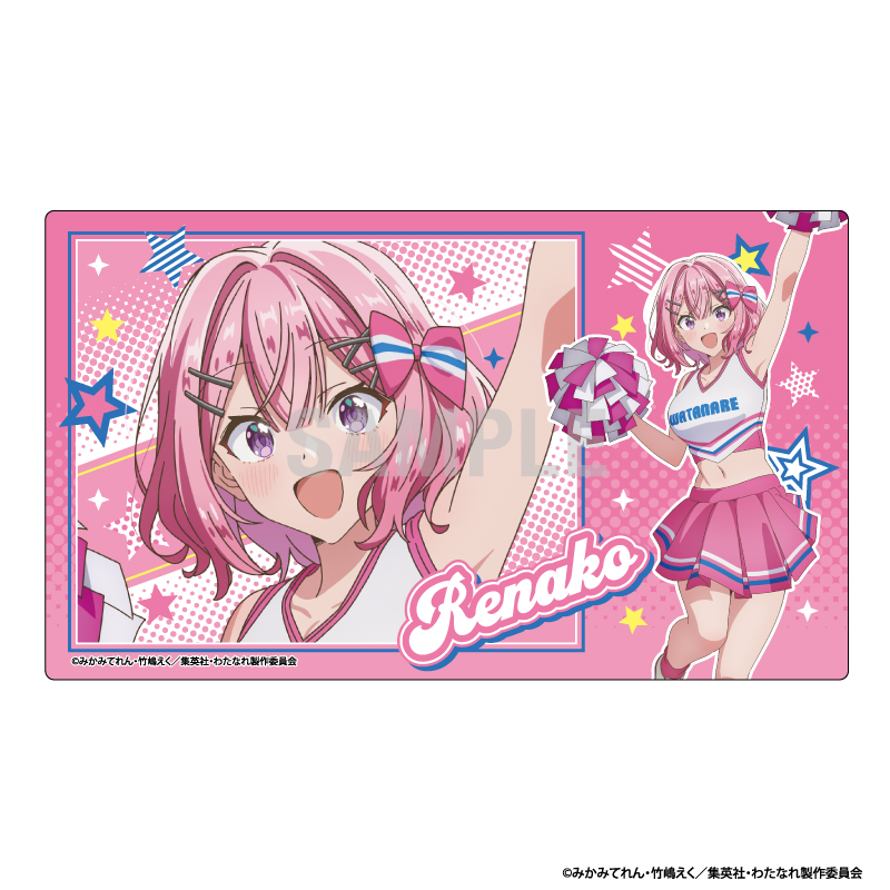 わたしが恋人になれるわけないじゃん、ムリムリ!(※ムリじゃなかった!?) ラバーマット 甘織れな子 チアリーダーver - AniSmile