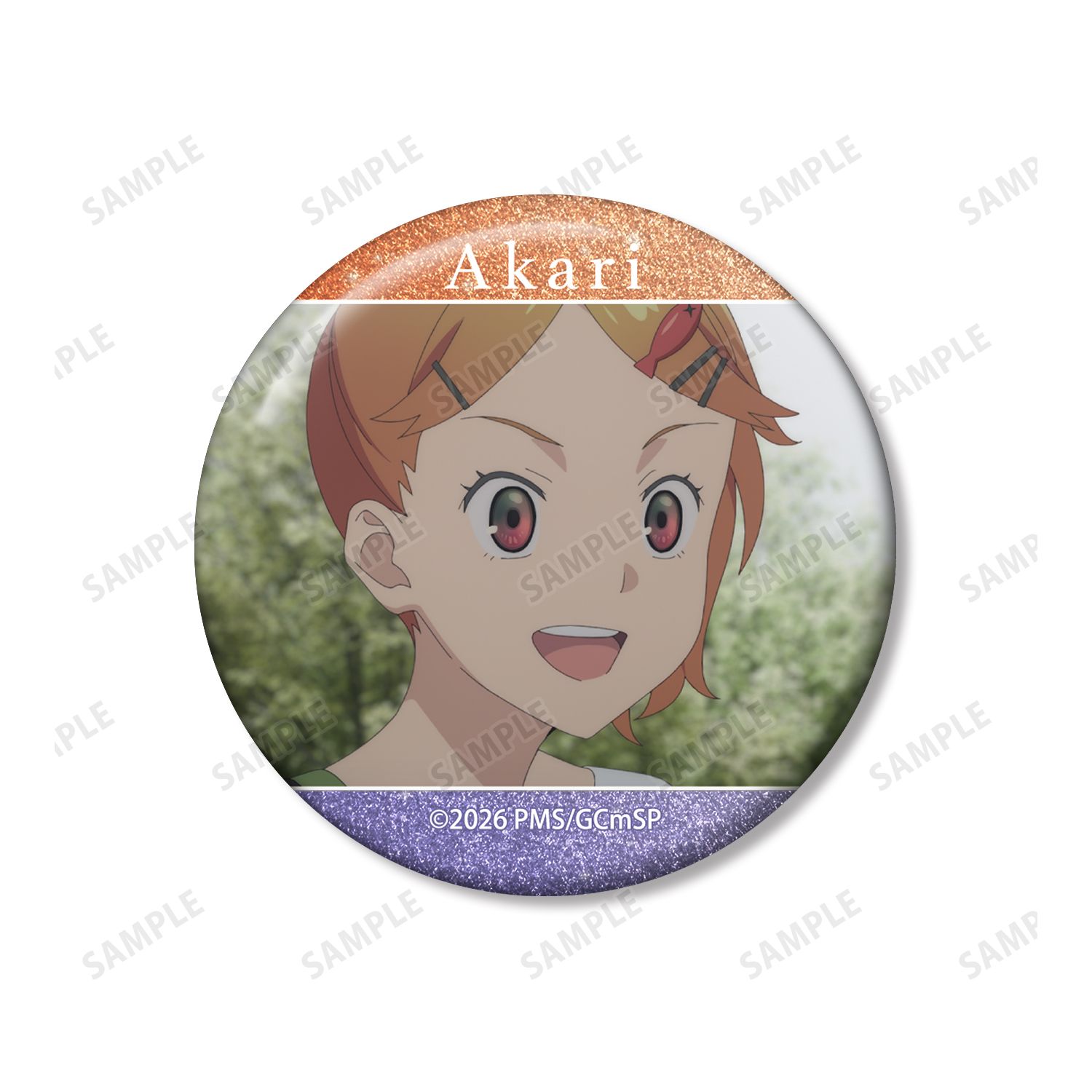 TVアニメ『ゴーストコンサート : missing Songs』 村山朱莉 場面写グリッター缶バッジ3個セット 画像 4 | AniSmile
