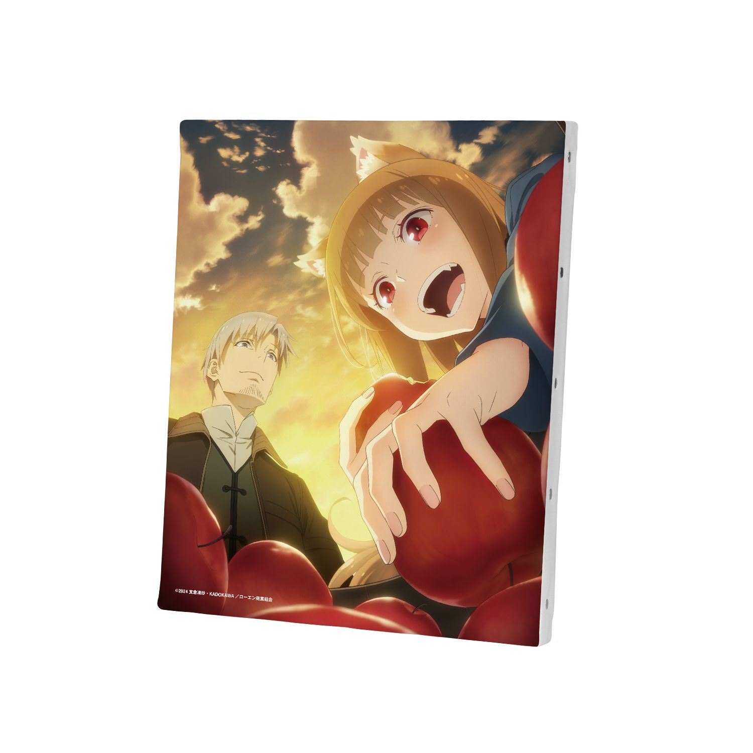 TVアニメ『狼と香辛料 MERCHANT MEETS THE WISE WOLF』 ホロ&ロレンス コンセプトビジュアル キャンバスボード - AniSmile