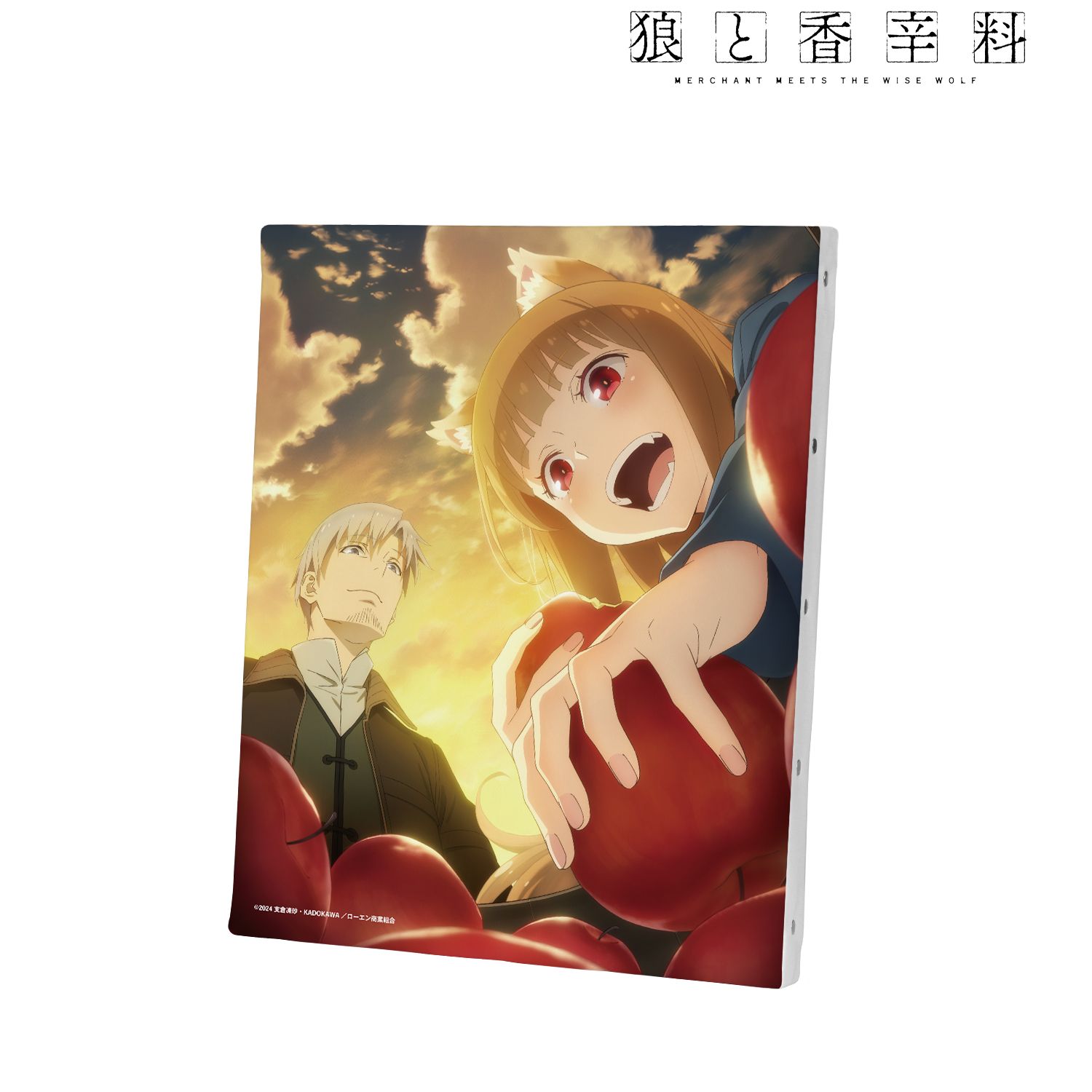 TVアニメ『狼と香辛料 MERCHANT MEETS THE WISE WOLF』 ホロ&ロレンス コンセプトビジュアル キャンバスボード Image 2 | AniSmile