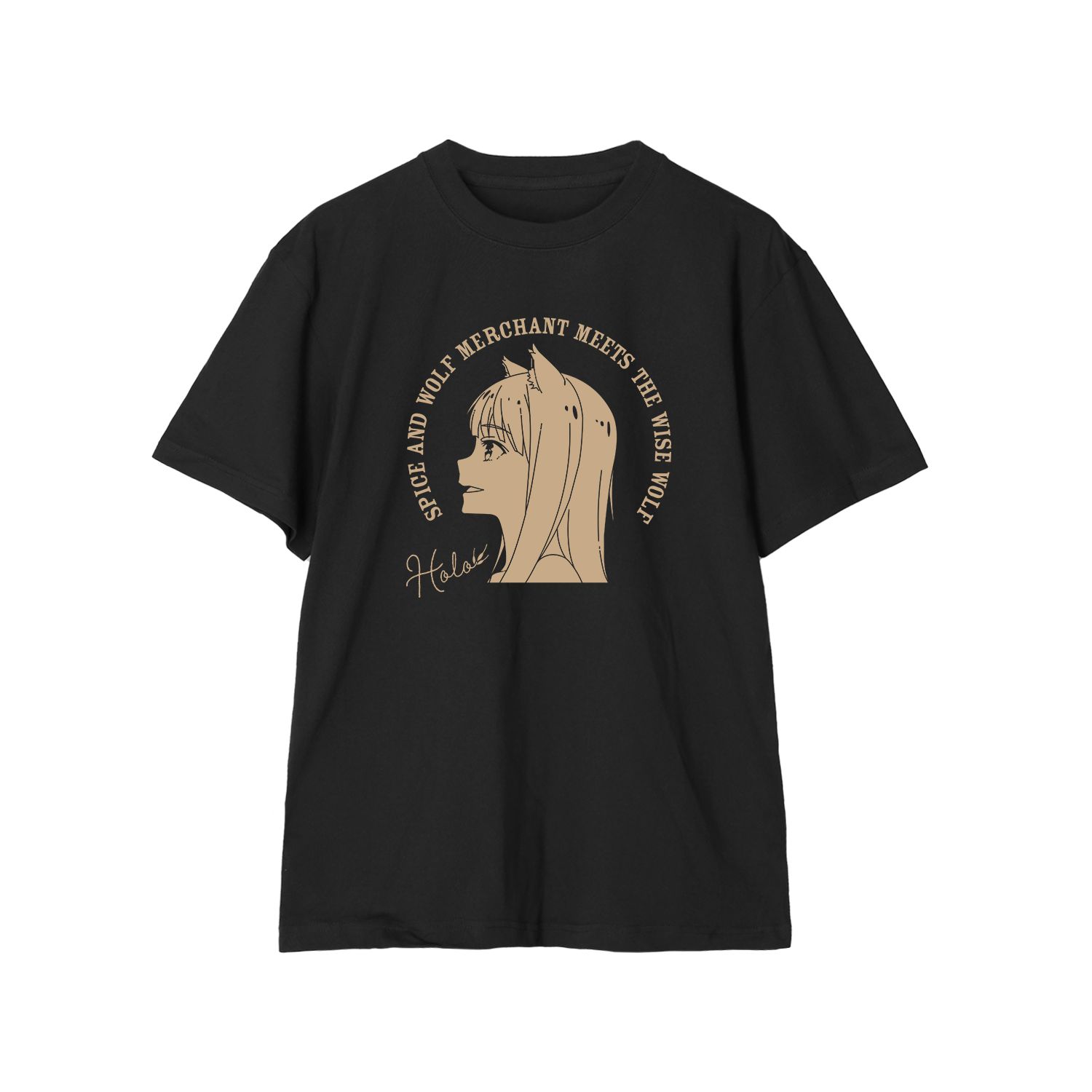 TVアニメ『狼と香辛料 MERCHANT MEETS THE WISE WOLF』 ホロ カレッジTシャツメンズ(サイズ/XXL) - official product image | AniSmile
