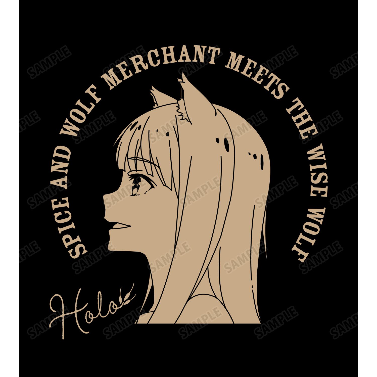 TVアニメ『狼と香辛料 MERCHANT MEETS THE WISE WOLF』 ホロ カレッジTシャツレディース(サイズ/XXL) Image 3 | AniSmile
