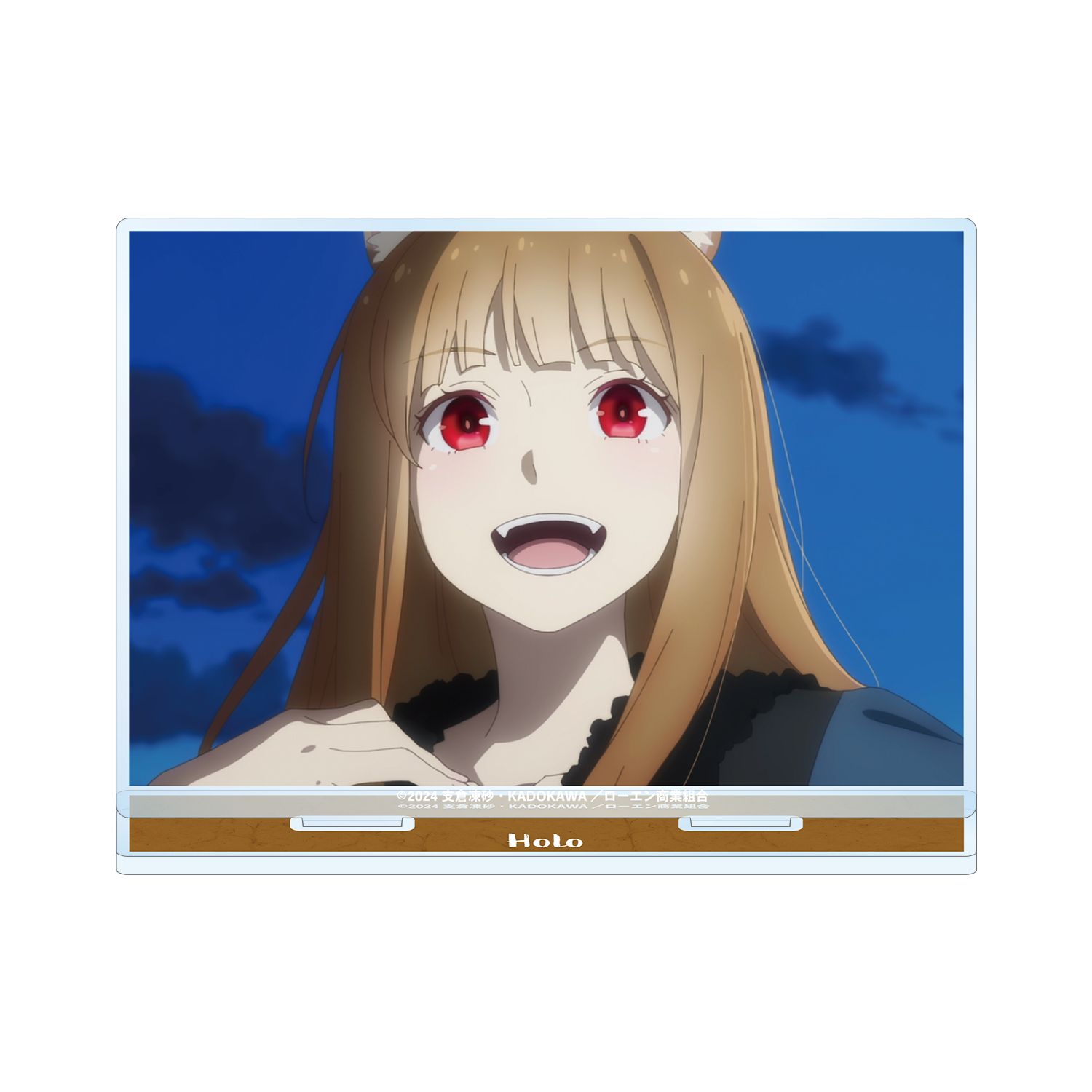 TVアニメ『狼と香辛料 MERCHANT MEETS THE WISE WOLF』 ホロ 場面写BIGアクリルスタンド ver.A - official product image | AniSmile