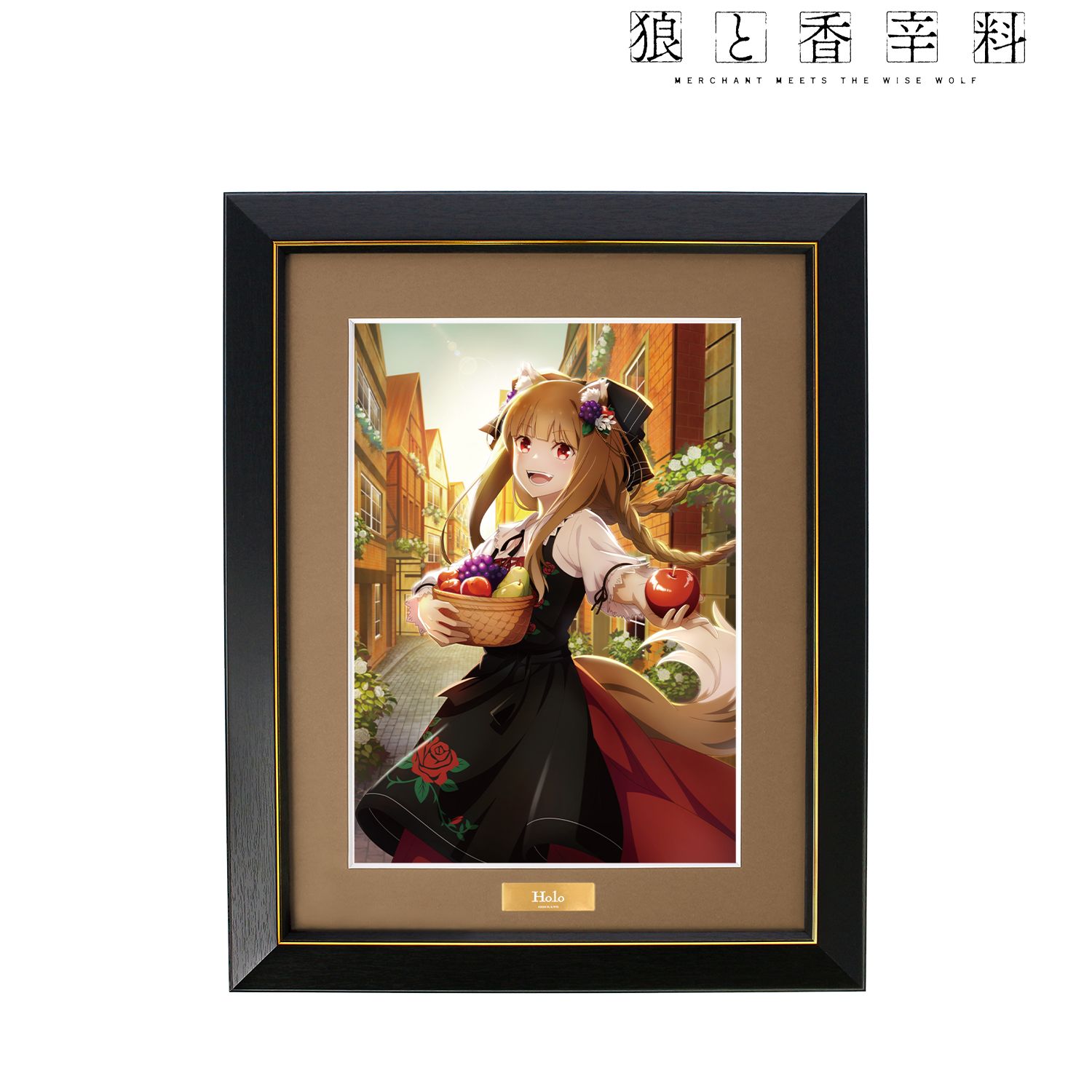 TVアニメ『狼と香辛料 MERCHANT MEETS THE WISE WOLF』 ホロ 「収穫祭」ビジュアル キャラファイングラフ Image 2 | AniSmile