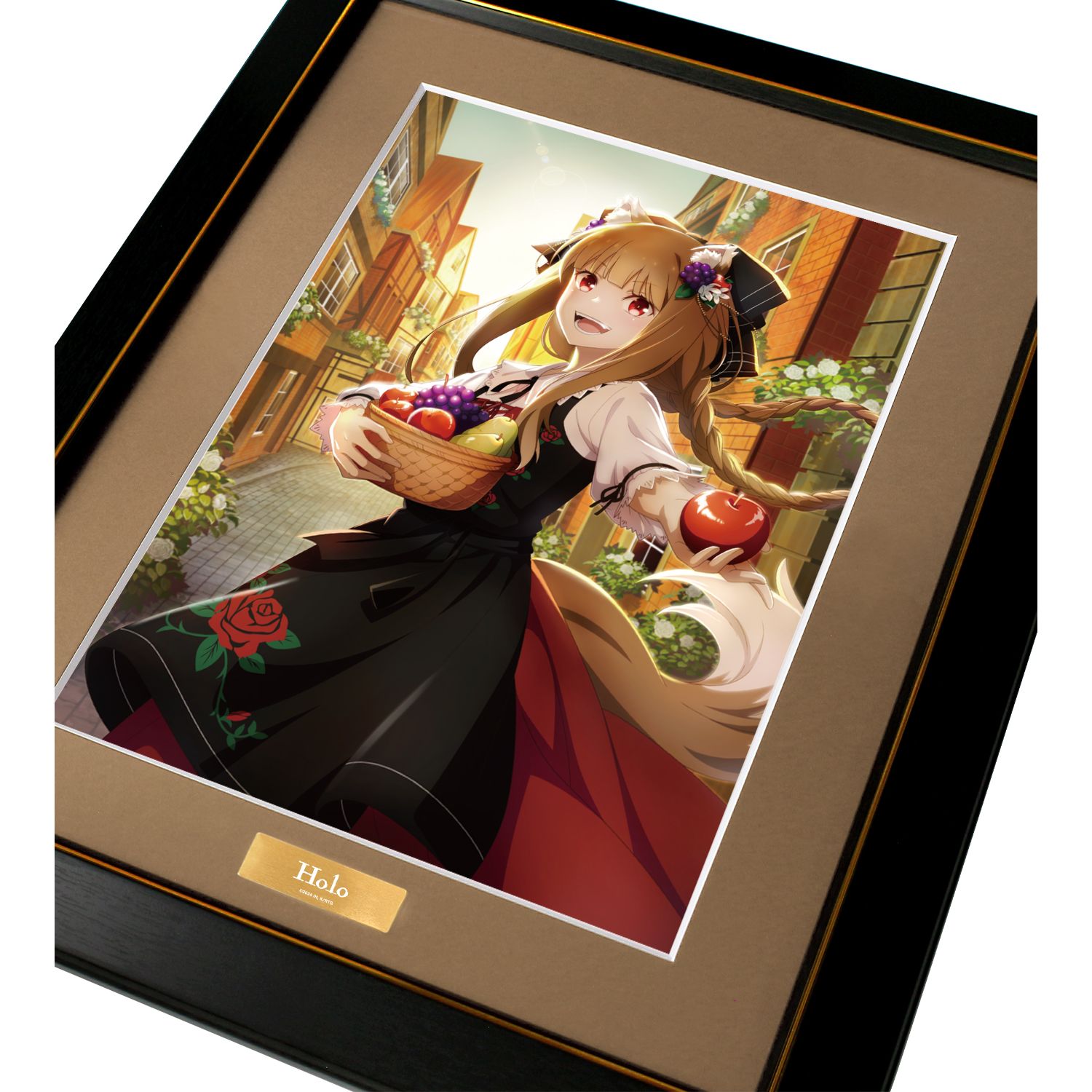 TVアニメ『狼と香辛料 MERCHANT MEETS THE WISE WOLF』 ホロ 「収穫祭」ビジュアル キャラファイングラフ Image 4 | AniSmile