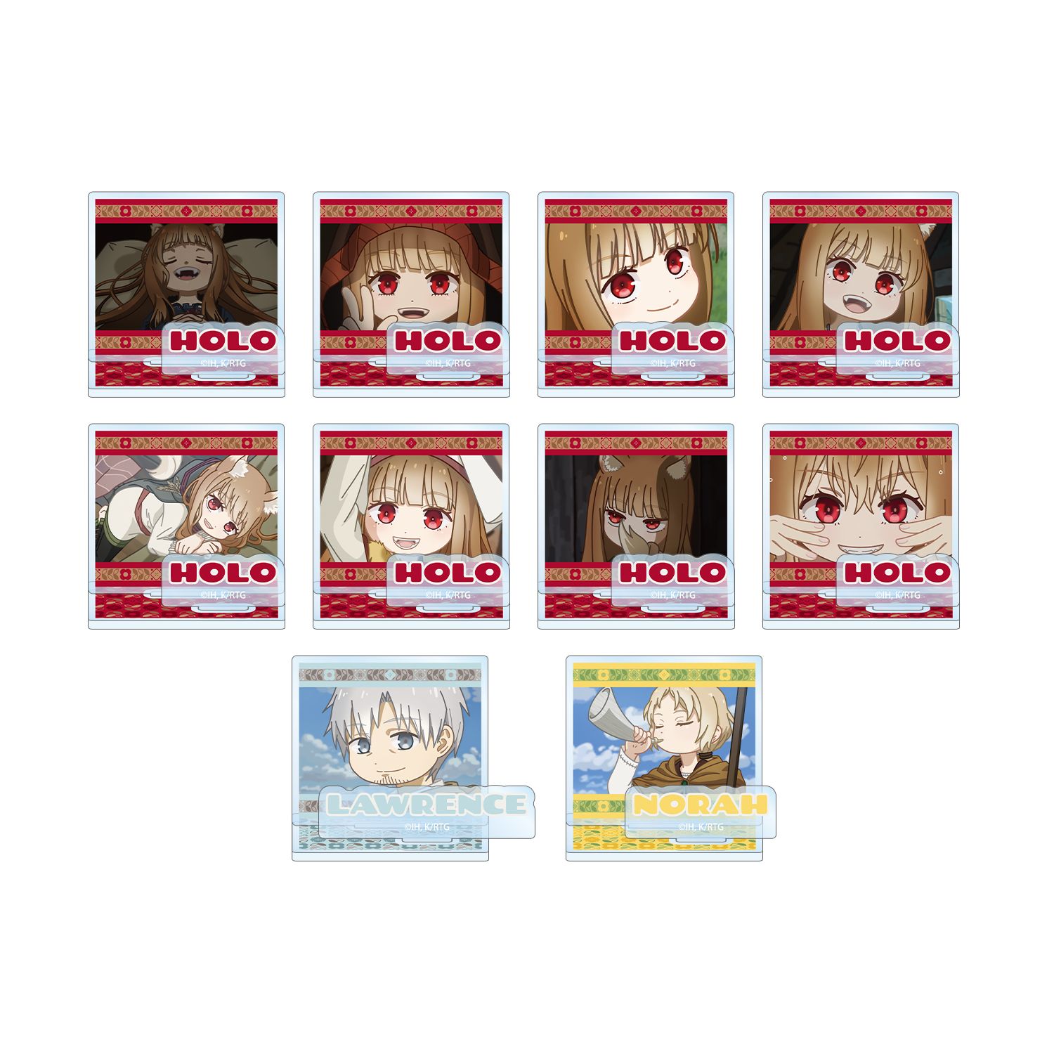 TVアニメ『狼と香辛料 MERCHANT MEETS THE WISE WOLF』 トレーディング ゆるコマ パーツ付きアクリルスタンド(単位/単品) - AniSmile