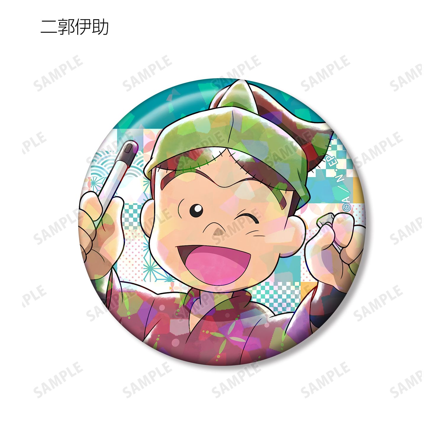 忍たま乱太郎 描き下ろし みんなで商いver. 第2弾 トレーディングホログラム缶バッジ ver.A(単位/単品) 画像 6 | AniSmile