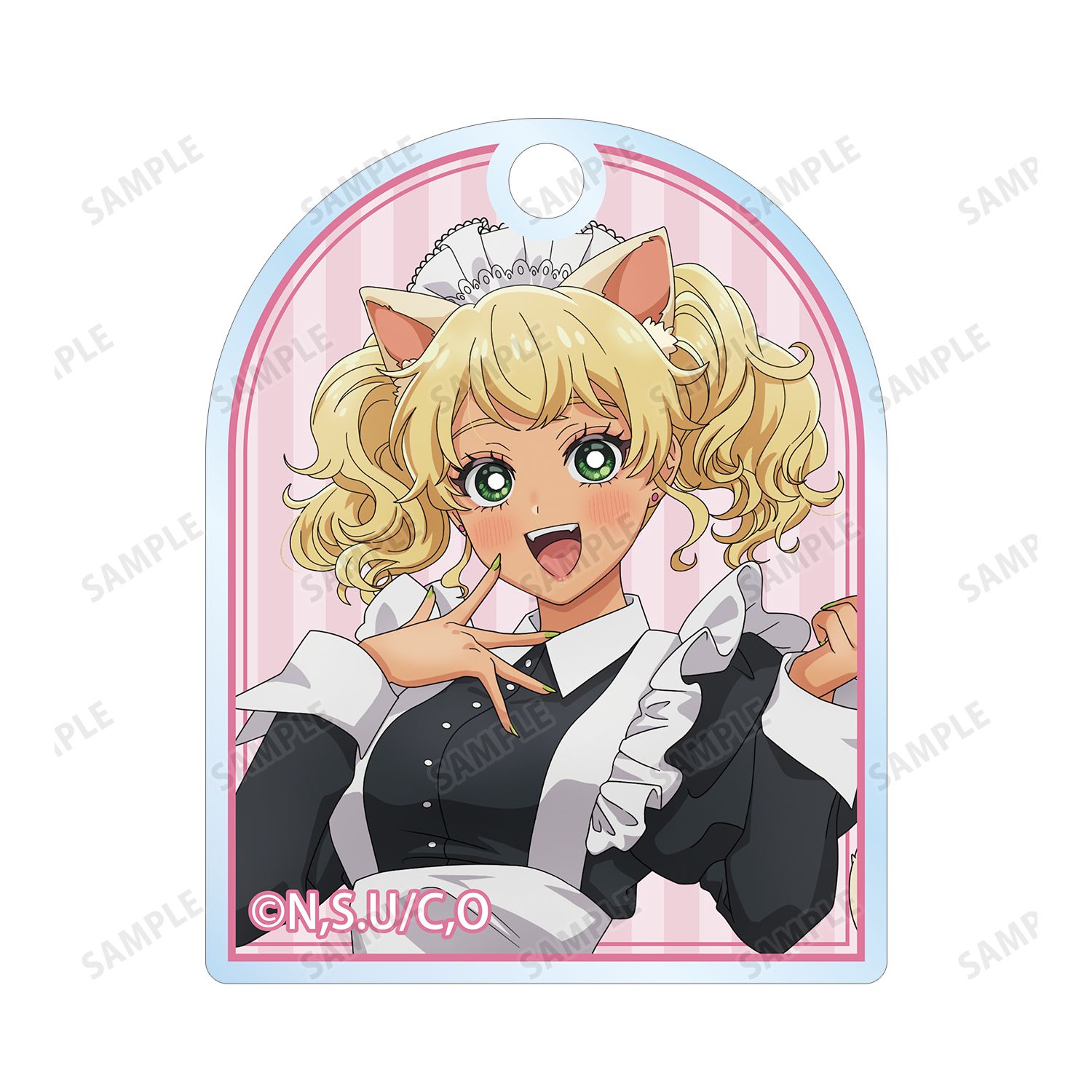 アニメ「オタクに優しいギャルはいない!?」 描き下ろし 伊地知 琴子 動物執事・メイドver. 2連ワイヤーアクリルキーホルダー Image 4 | AniSmile