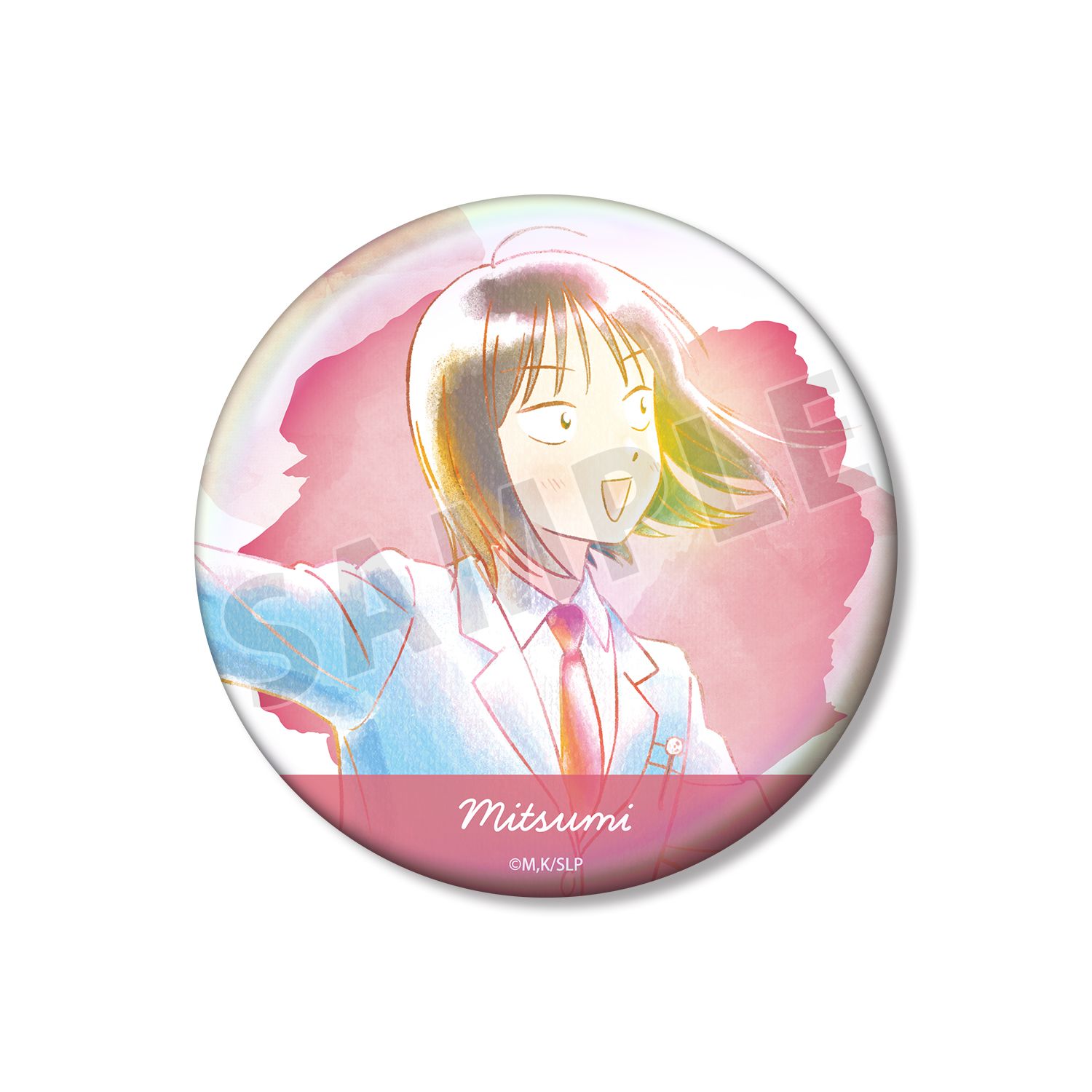 TVアニメ『スキップとローファー』 岩倉美津未 Ani-Art aqua label 75mmオーロラ缶バッジ ver.C - AniSmile