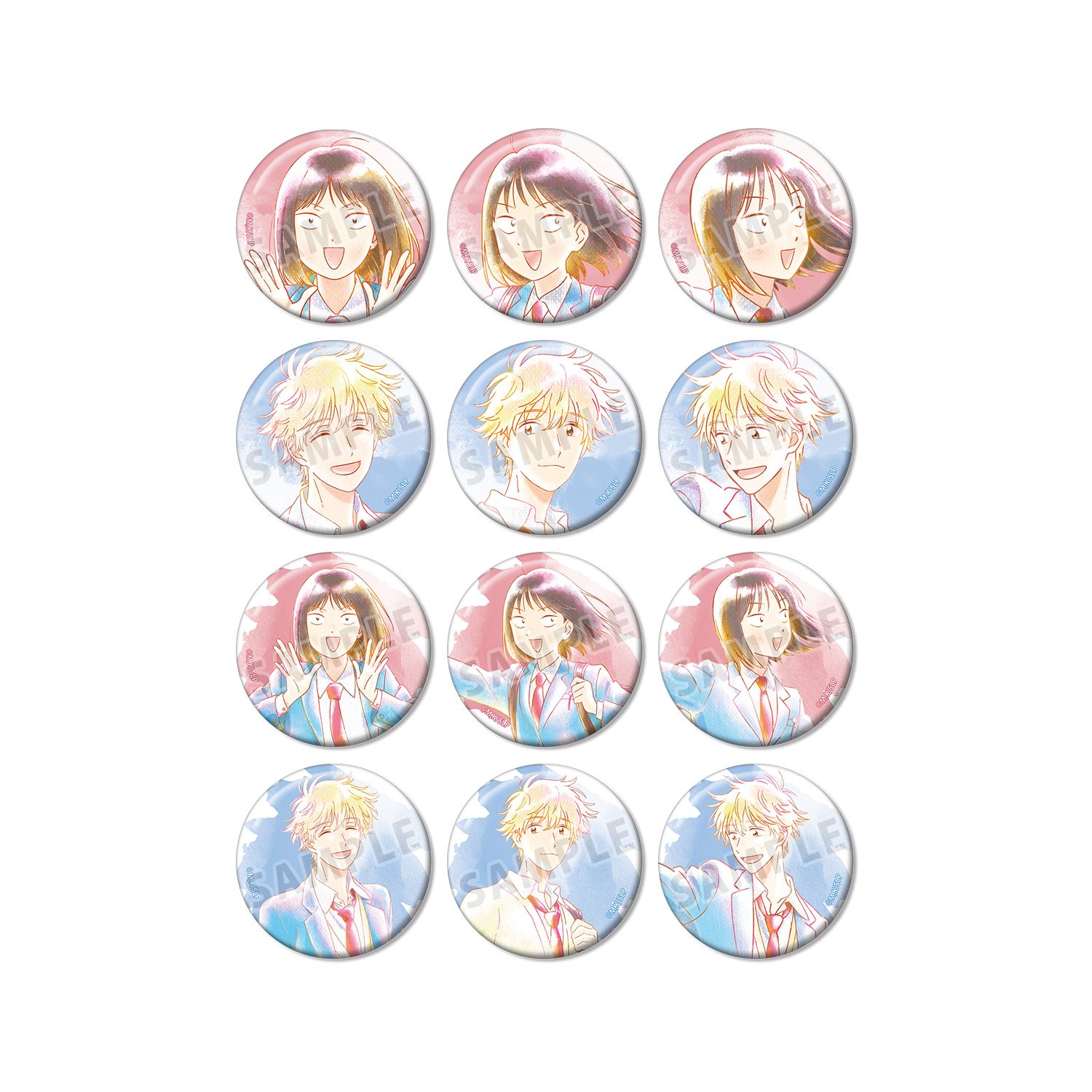 TVアニメ『スキップとローファー』 トレーディング Ani-Art aqua label 缶バッジ(単位/単品) - AniSmile