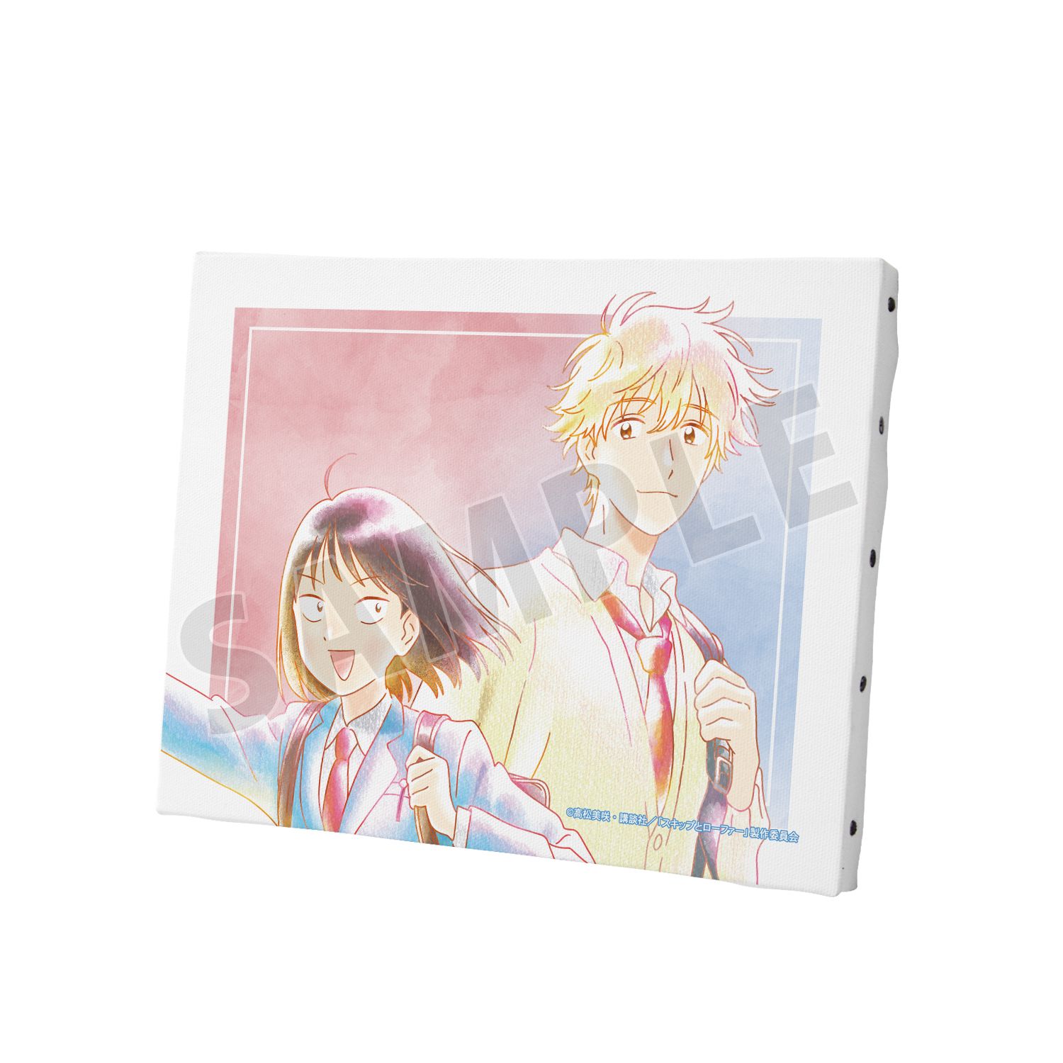 TVアニメ『スキップとローファー』 岩倉美津未&志摩聡介 Ani-Art aqua label F0号キャンバスボード ver.B - official product image | AniSmile