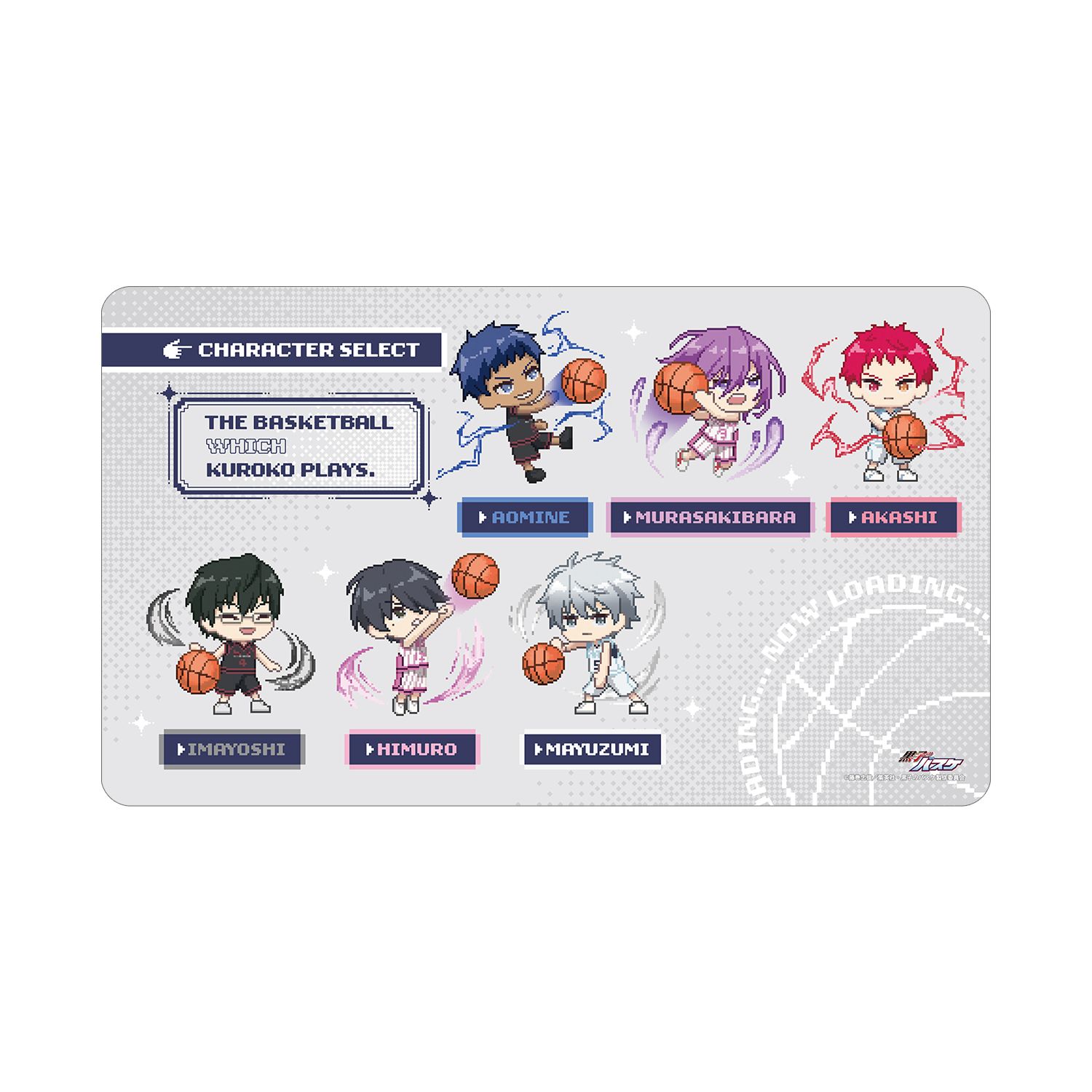 黒子のバスケ 集合 DOT DOT マルチデスクマット ver.B - official product image | AniSmile