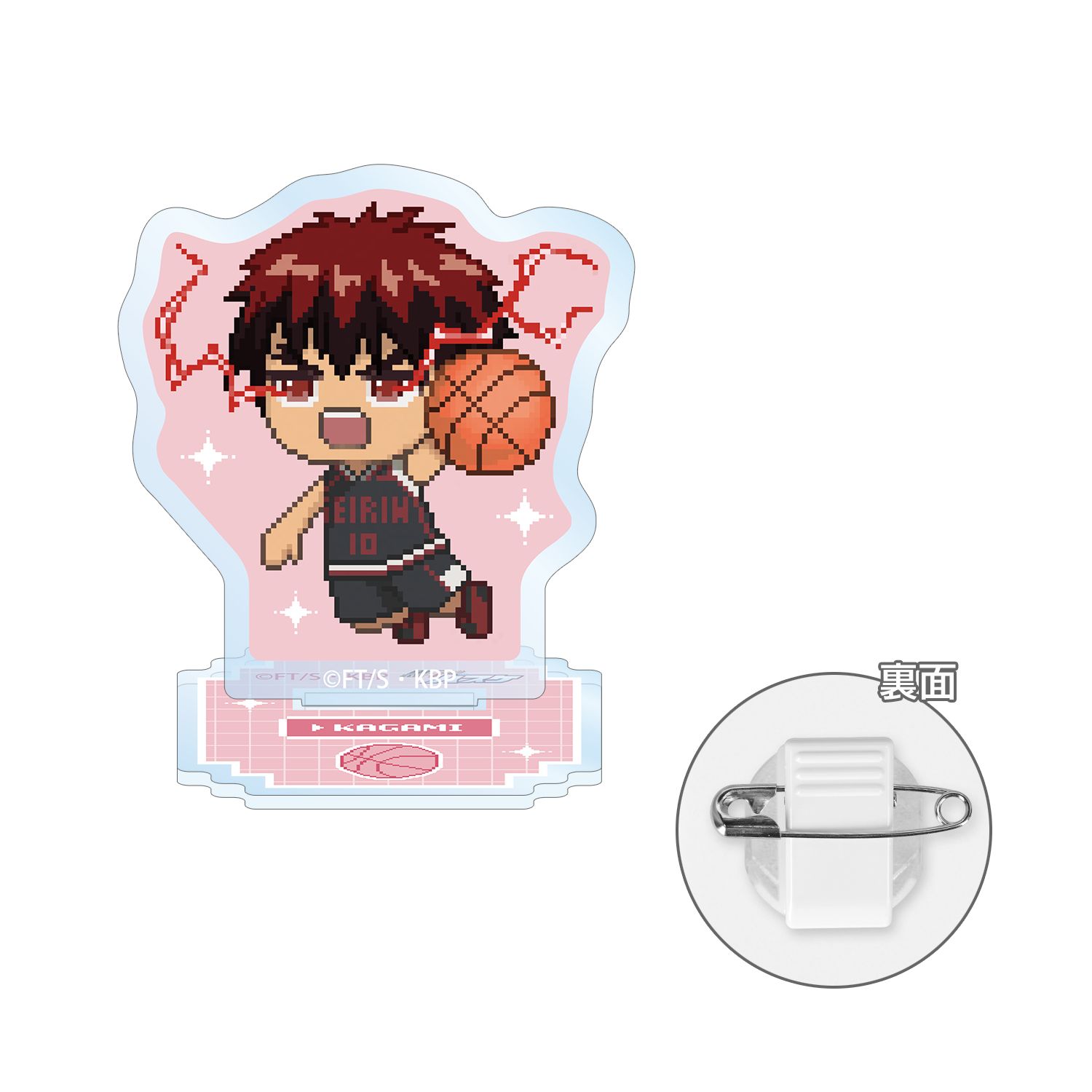 黒子のバスケ 火神大我 DOT DOT アクリルスタンドマルチバッジ - official product image | AniSmile