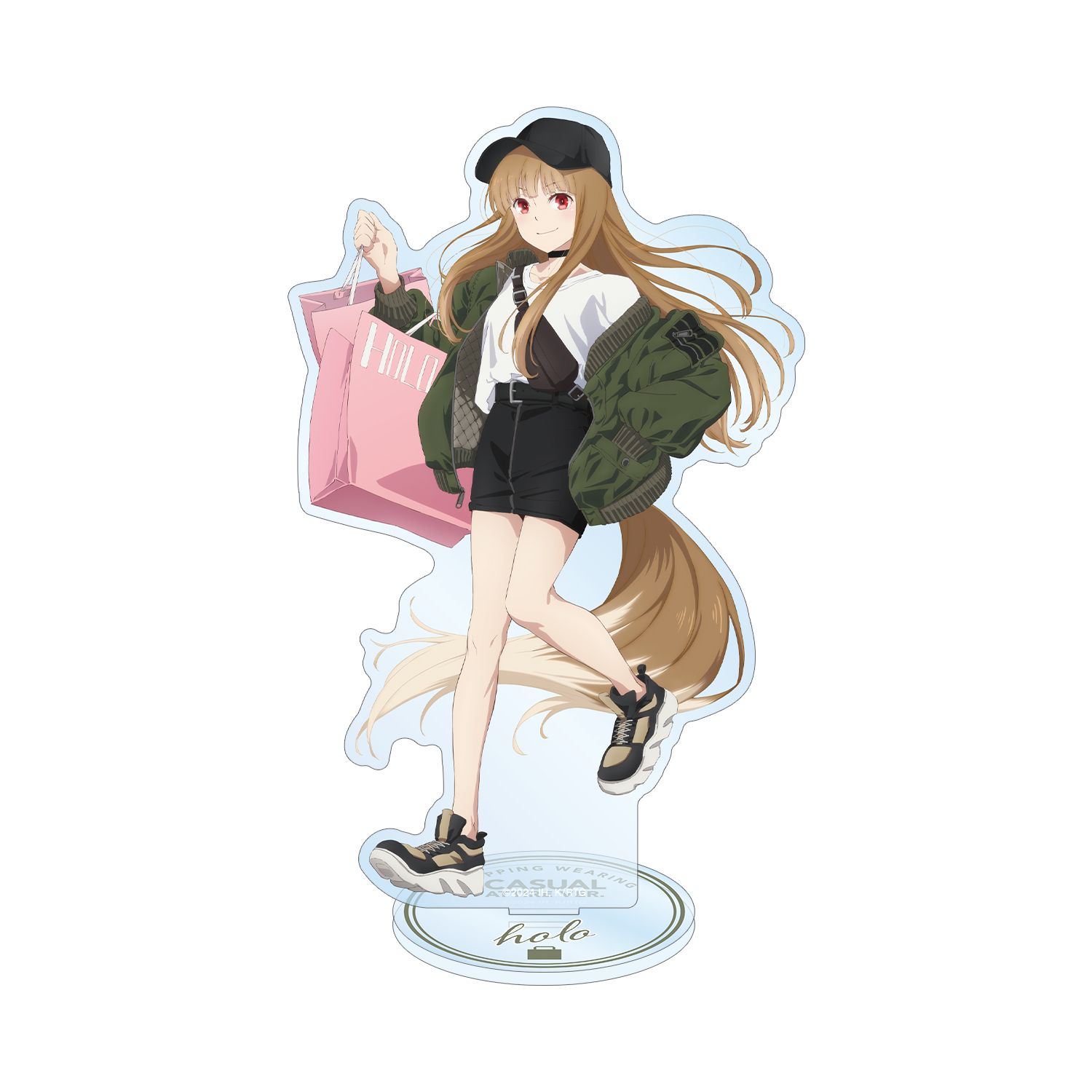 TVアニメ『狼と香辛料 MERCHANT MEETS THE WISE WOLF』 描き下ろし ホロ カジュアルファッションでお買い物ver. BIGアクリルスタンド - AniSmile